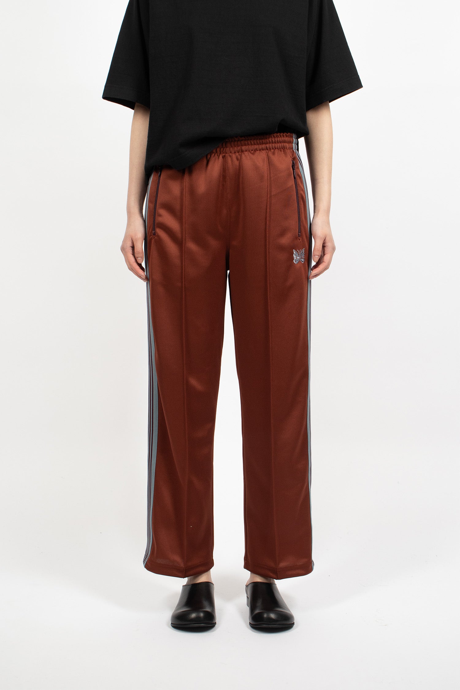 Narrow Track Pant Rust/Blue