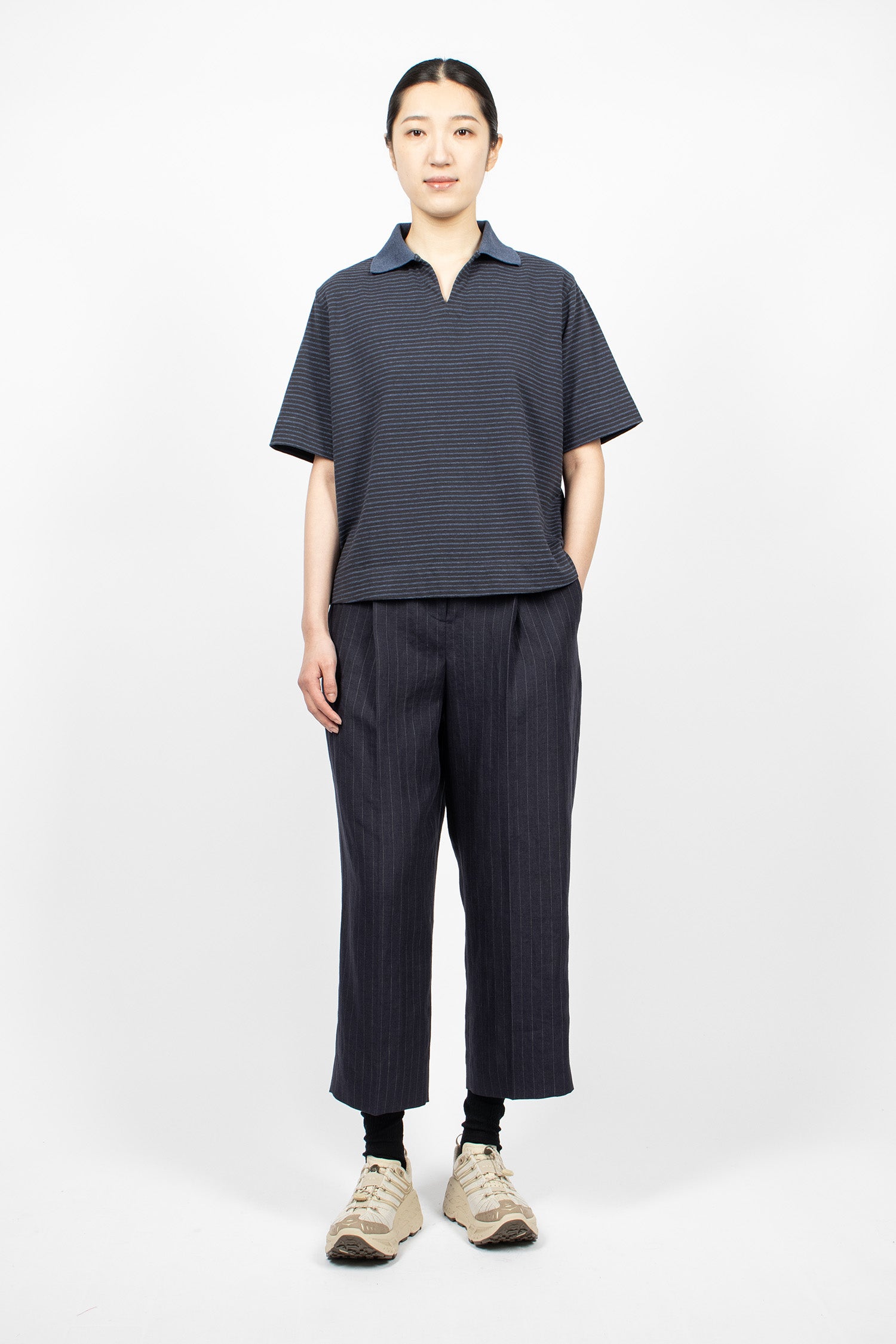 Boxy Polo Indigo/Ink