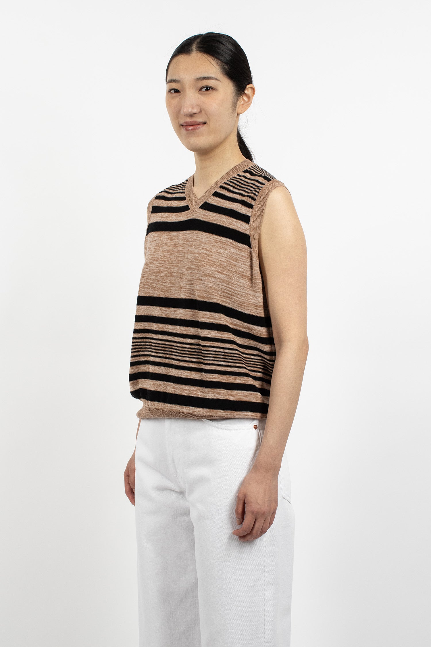 Twisted Vest Jet Stripe