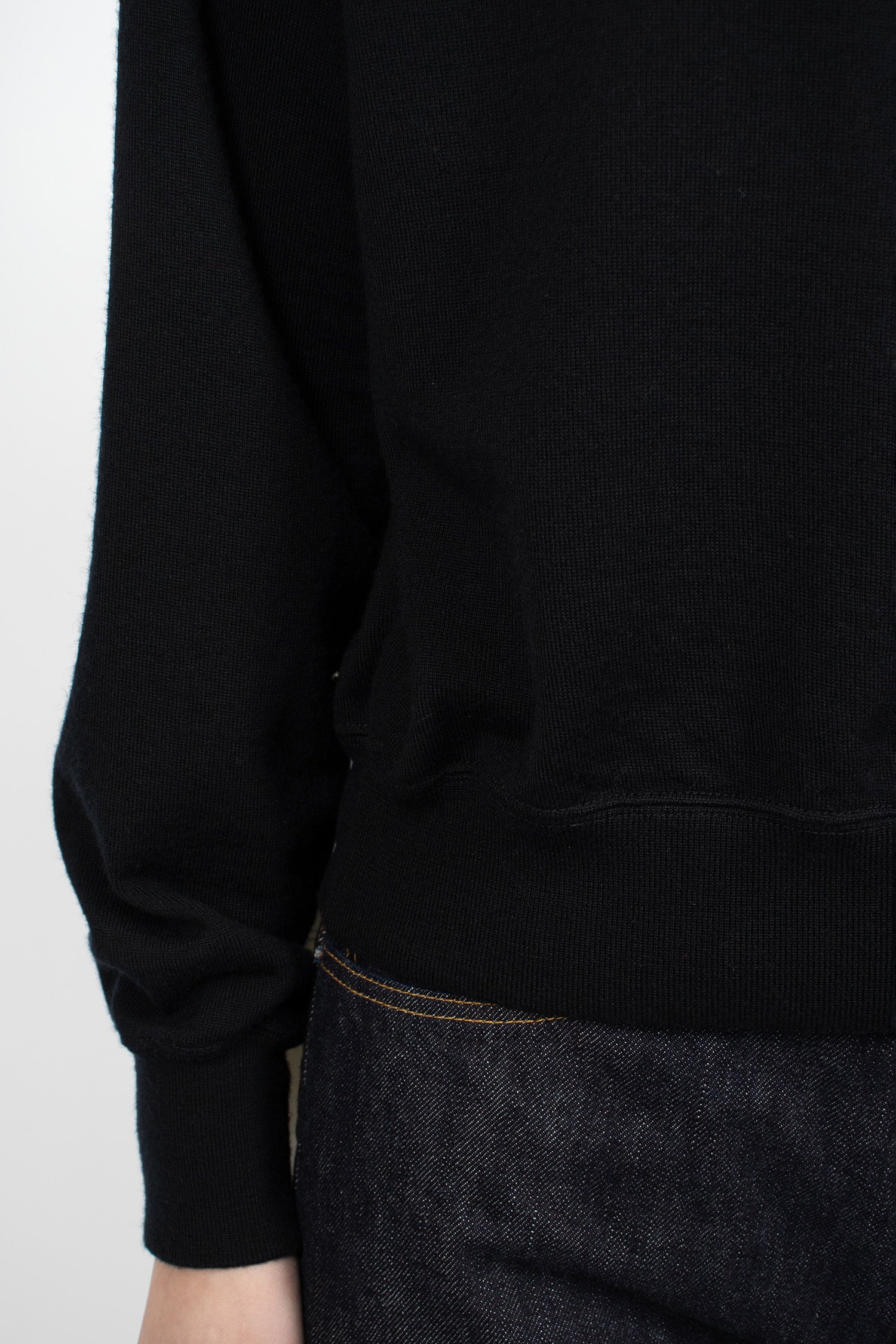 Carree L/S Knit Sweatshirt Black