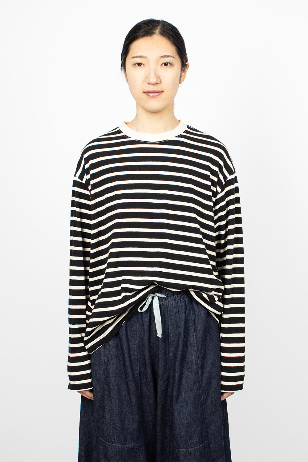 Ichi Antiquités Striped Pullover Black – Envoy of Belfast