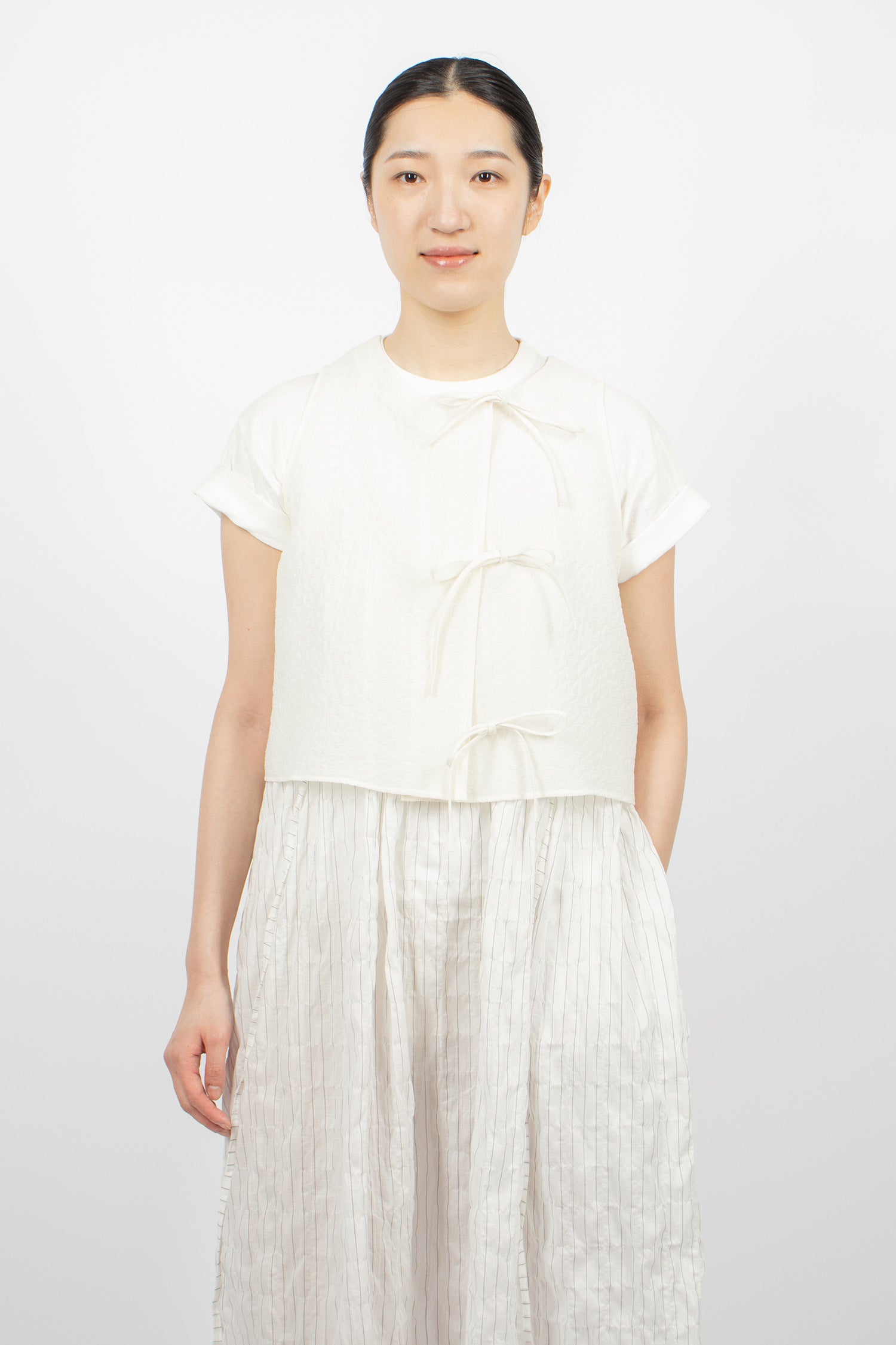 Anouk Bow Top White