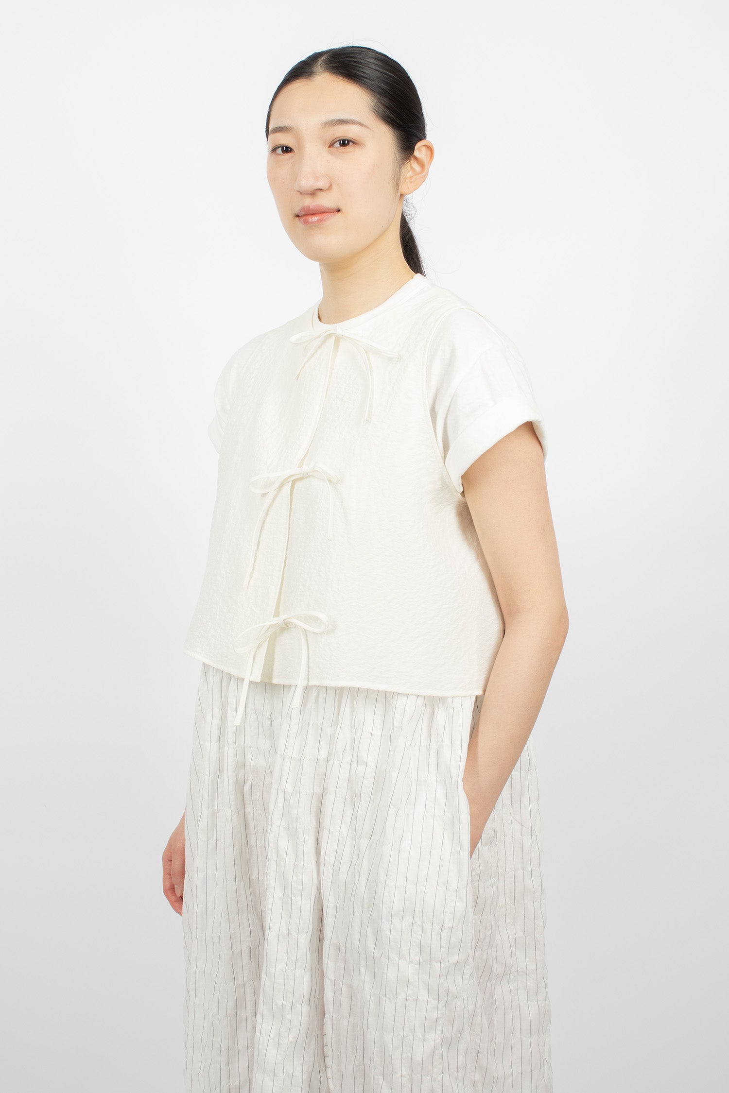 Anouk Bow Top White