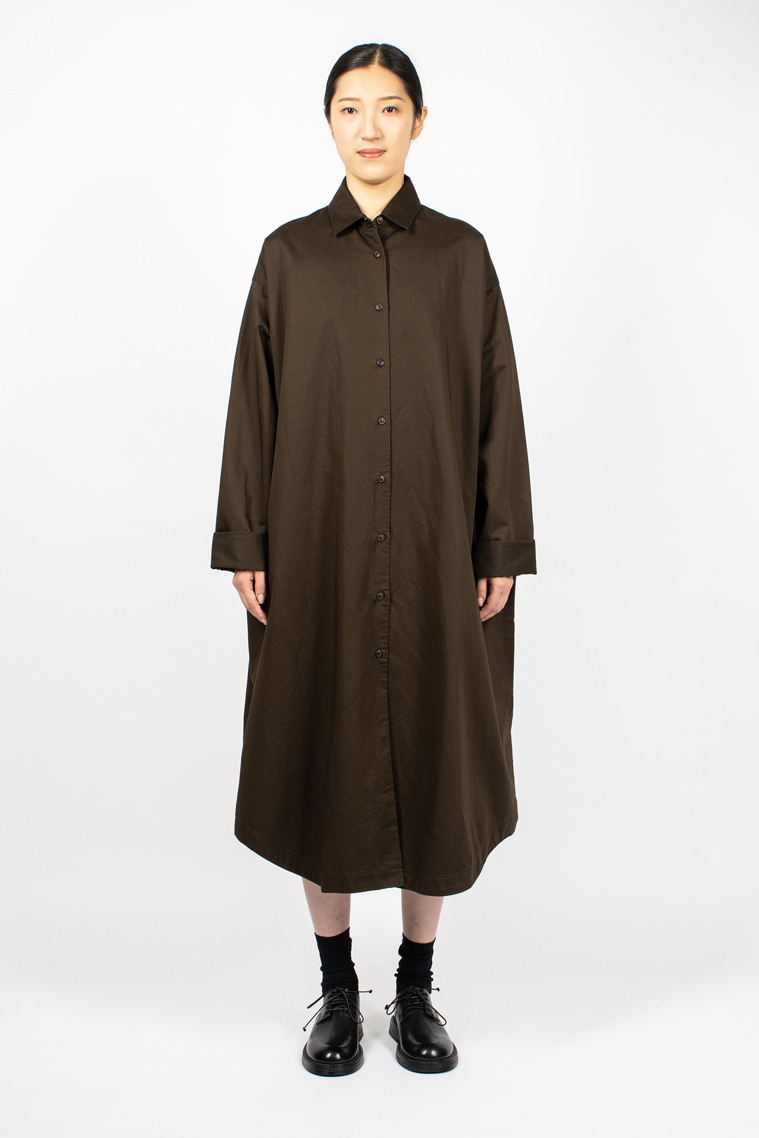 Tippy Dress Dark Khaki