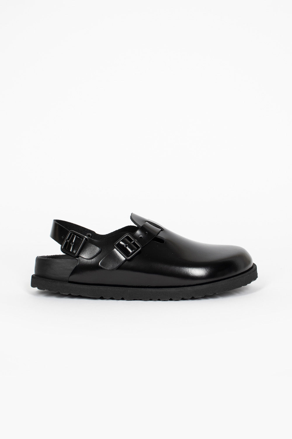 Tokio Leather Sandal Black