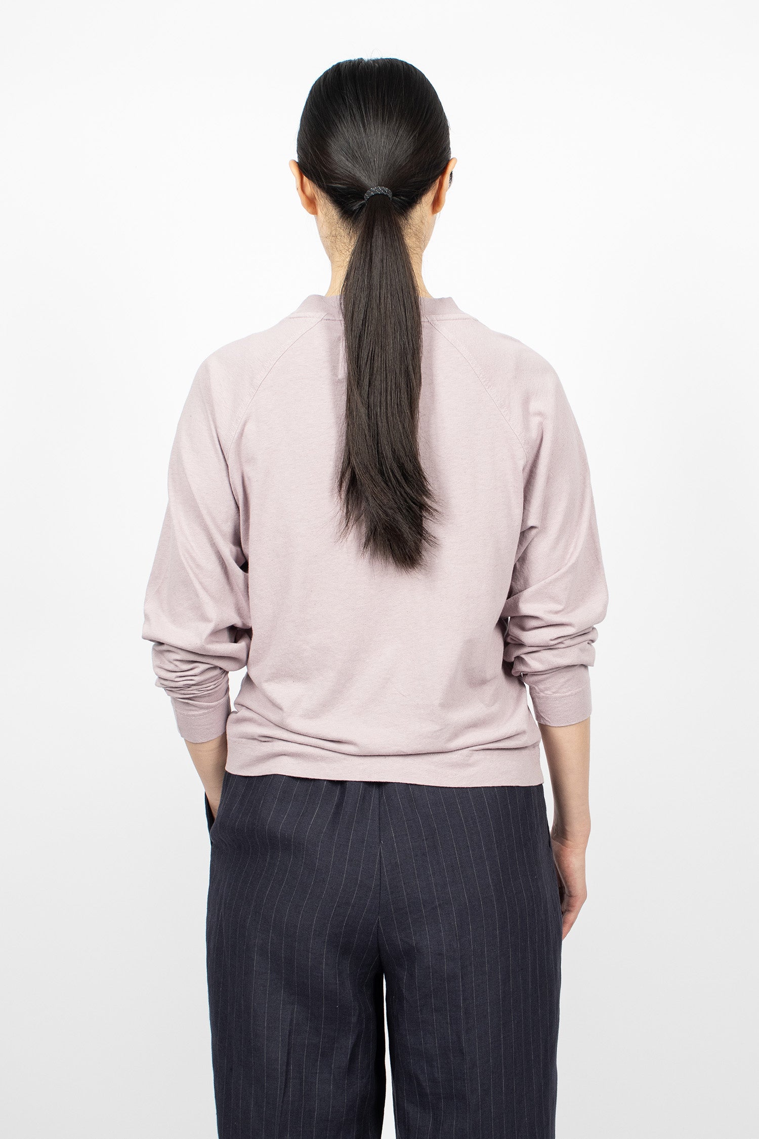 Raglan Crew Neck T-Shirt Heather