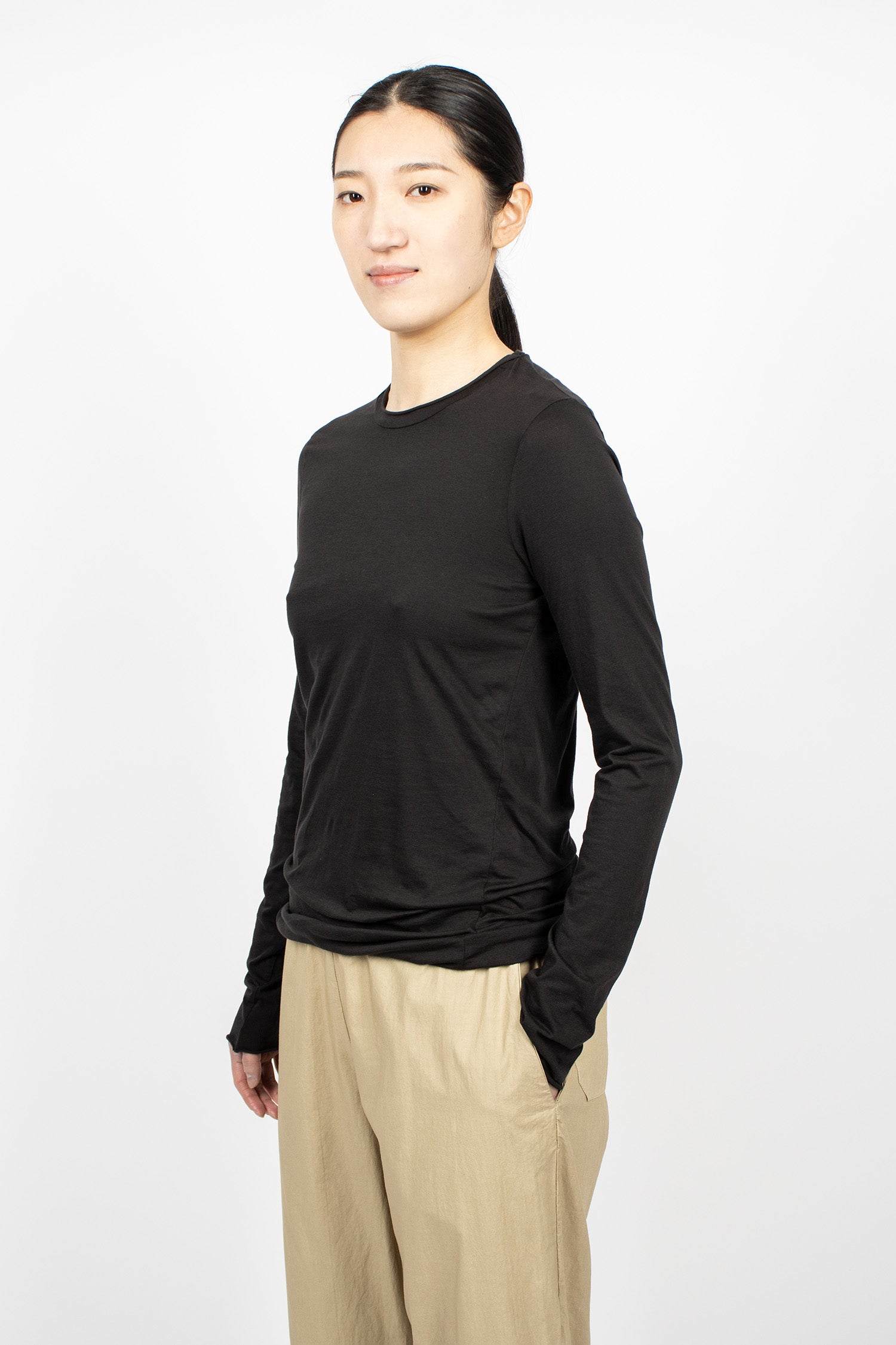 Basica M/L Jersey Black