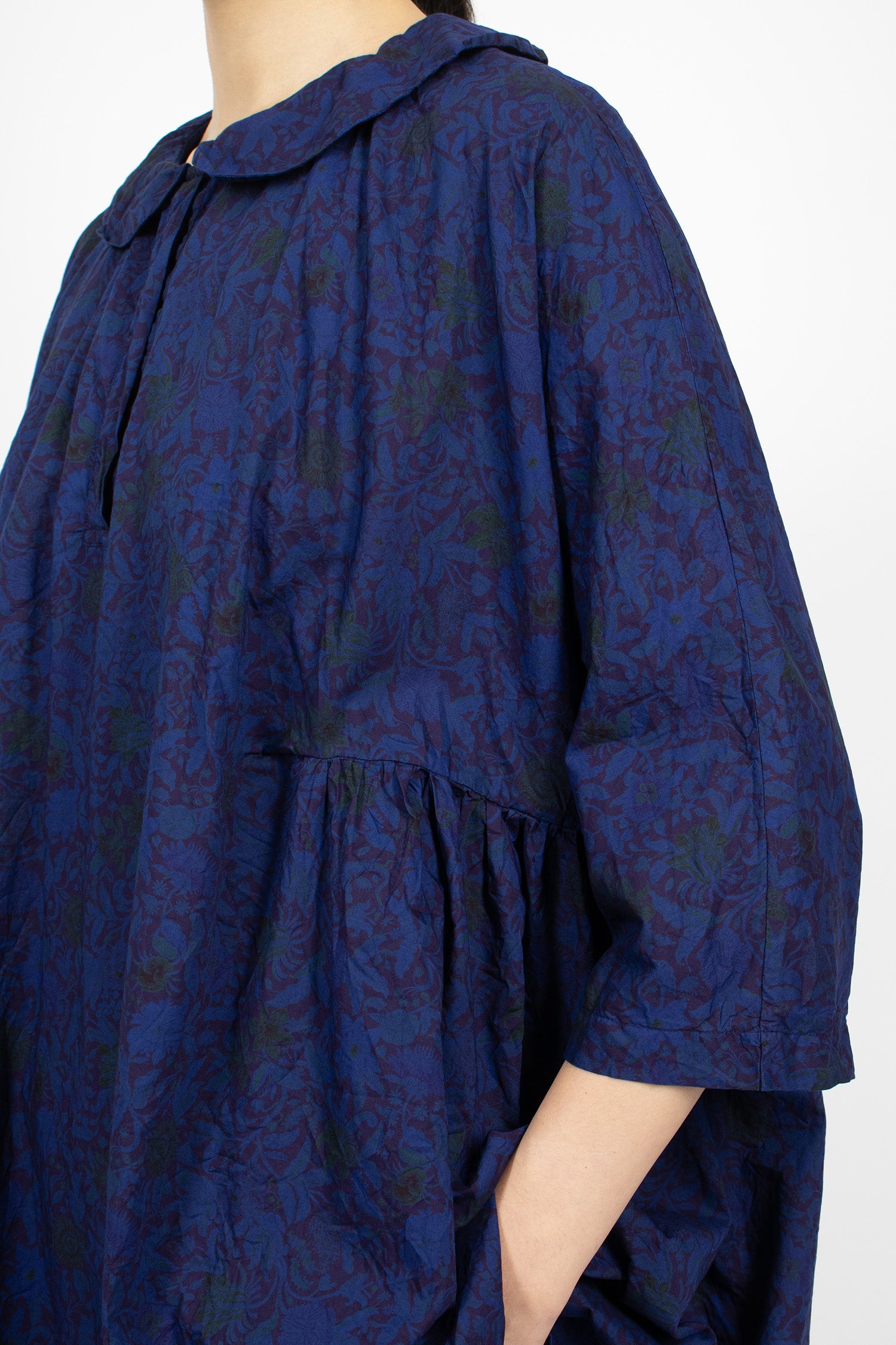 Washed Shirt Dyed Royal Blue