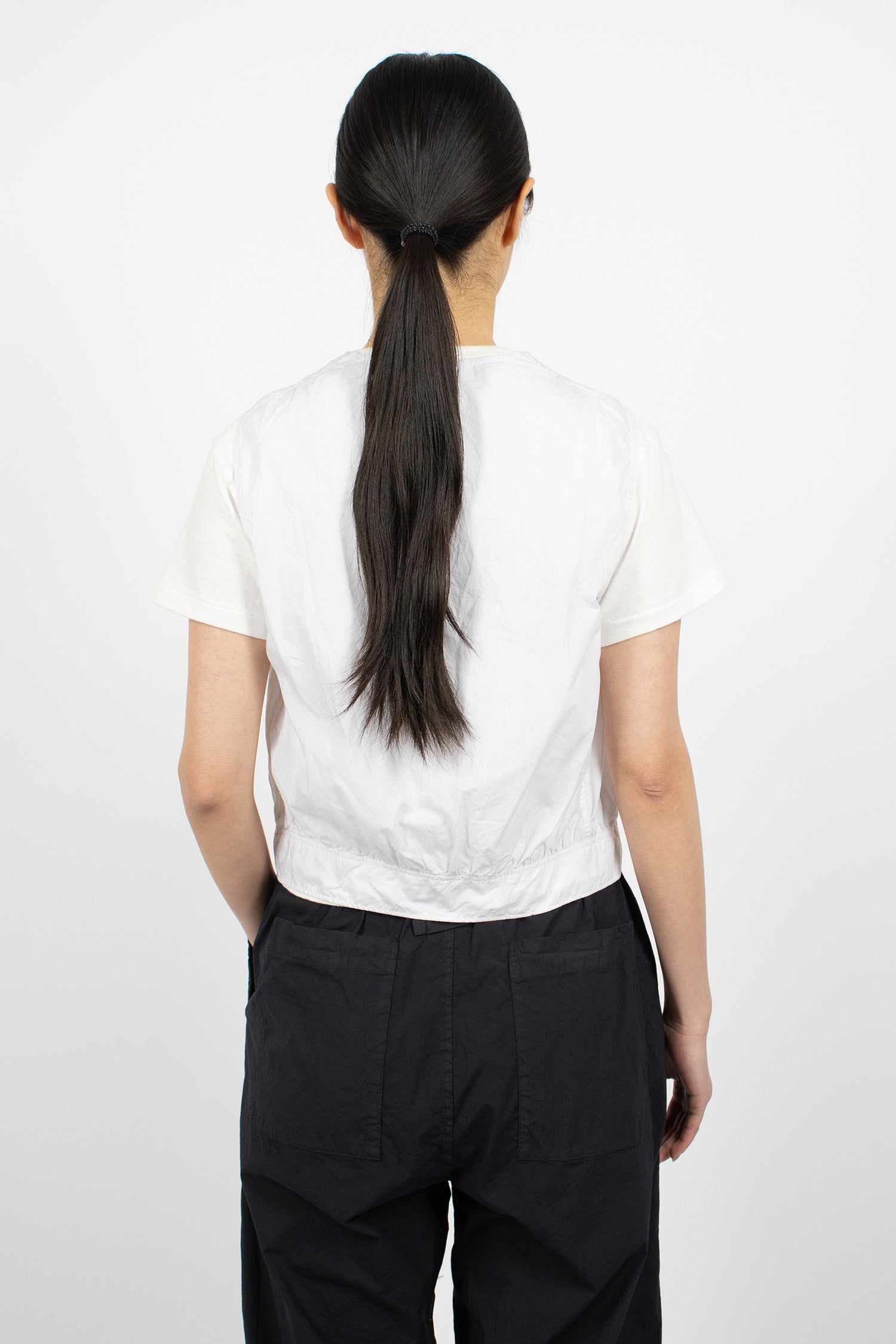 Lace Gilet Light Ink