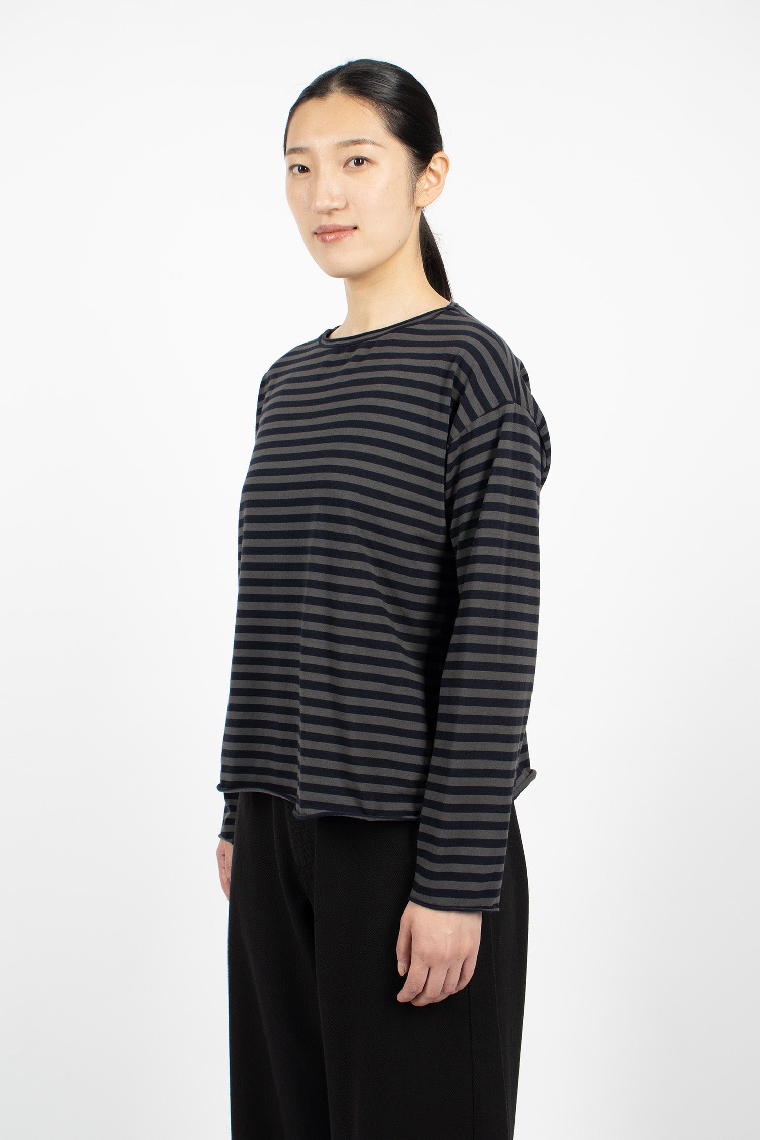 Lola Jersey Striped Ferro