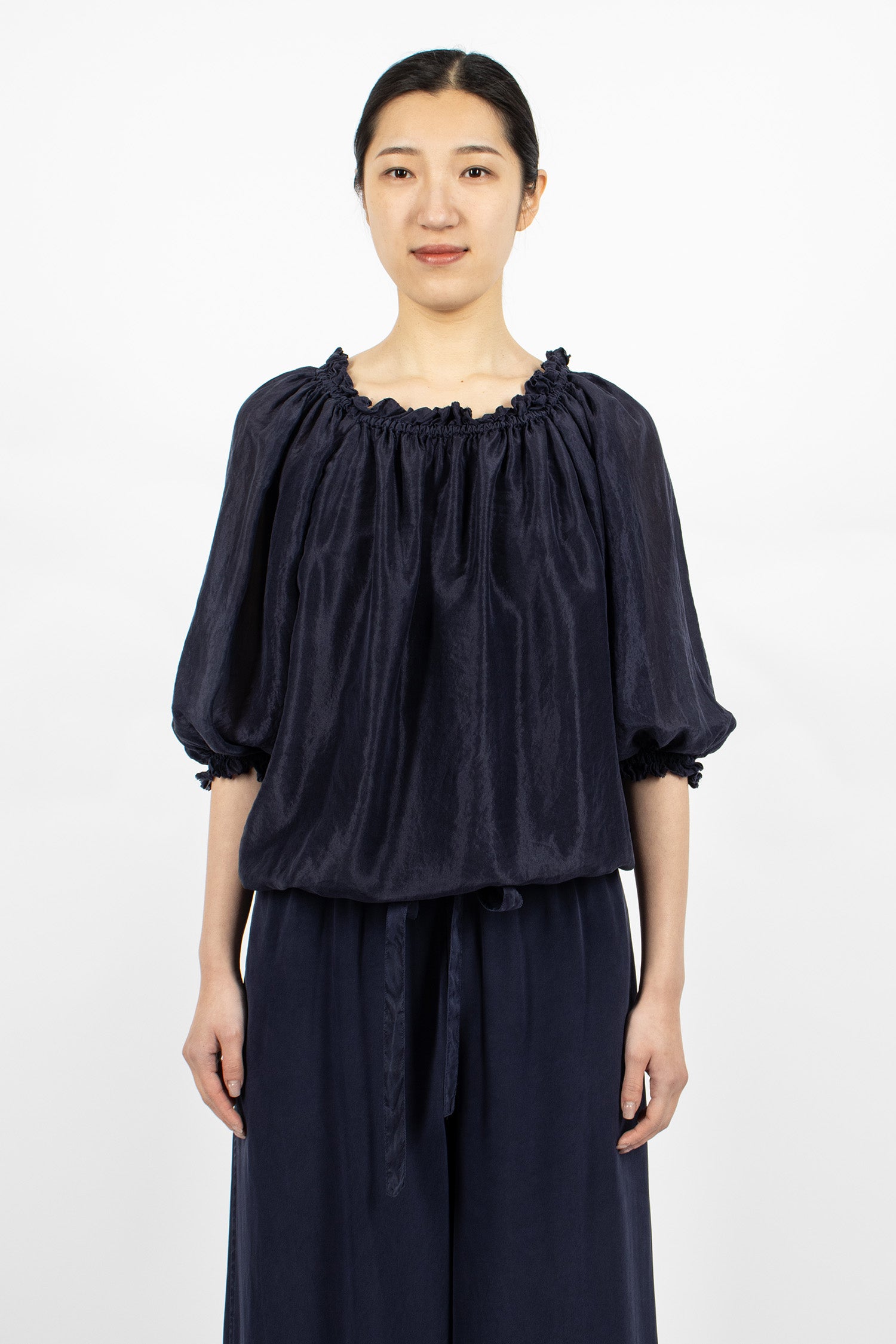 Mitti Top Black Blue