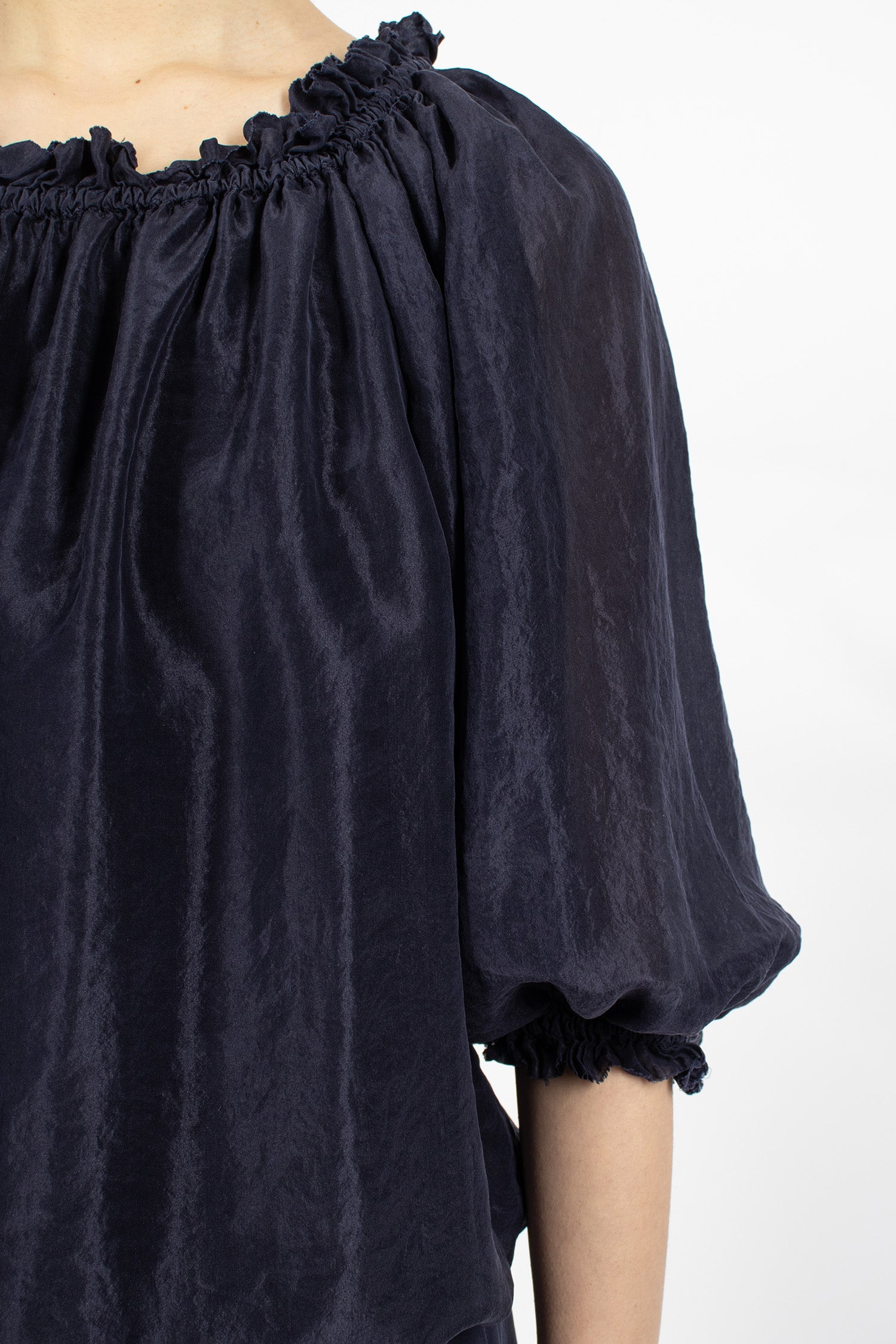 Mitti Top Black Blue