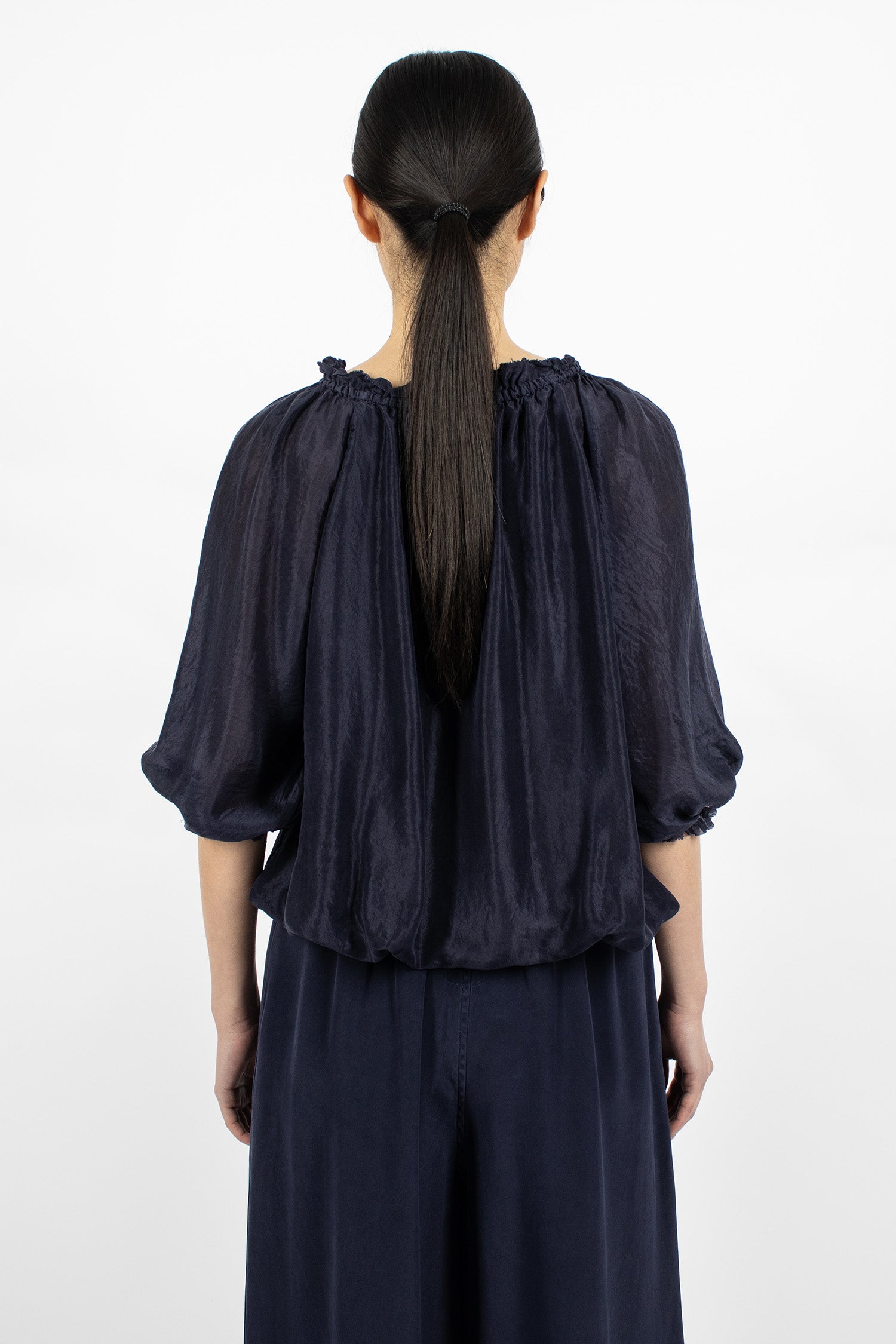 Mitti Top Black Blue