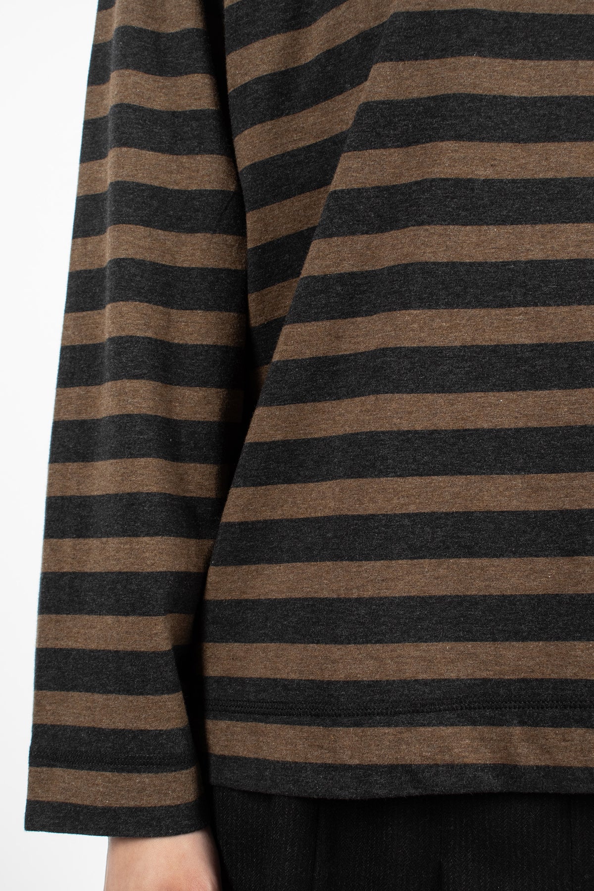 Crew Neck Matelot Off Black/Bark