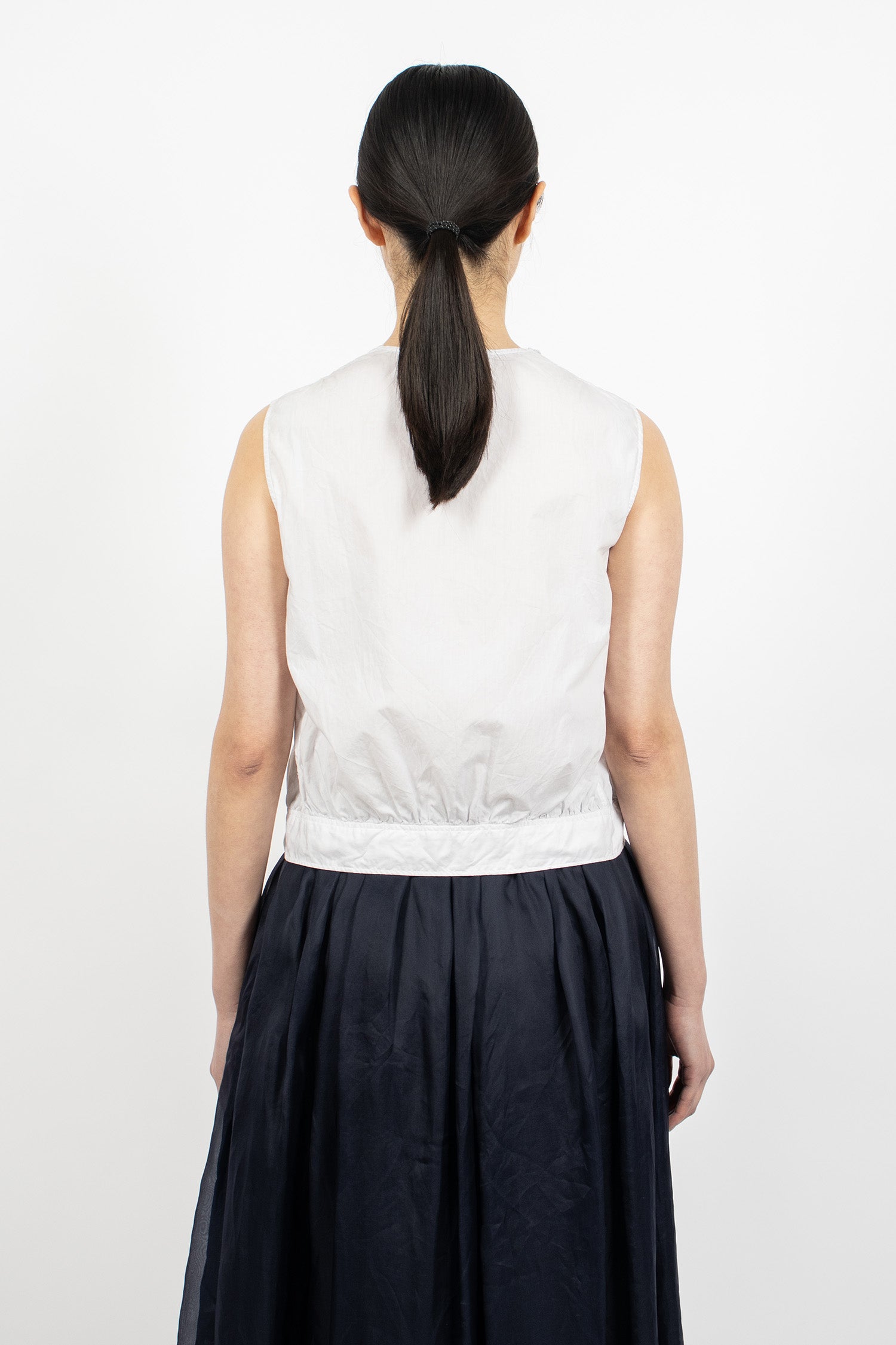 Lace Gilet Light Ink
