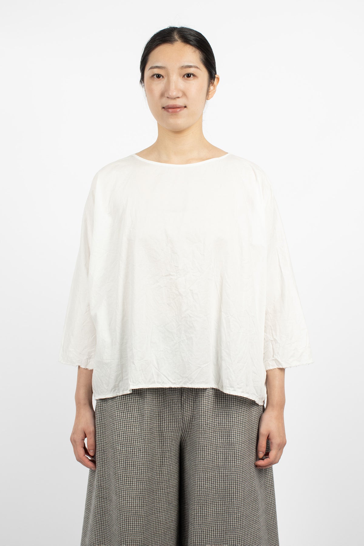 Round Neck Shirt White