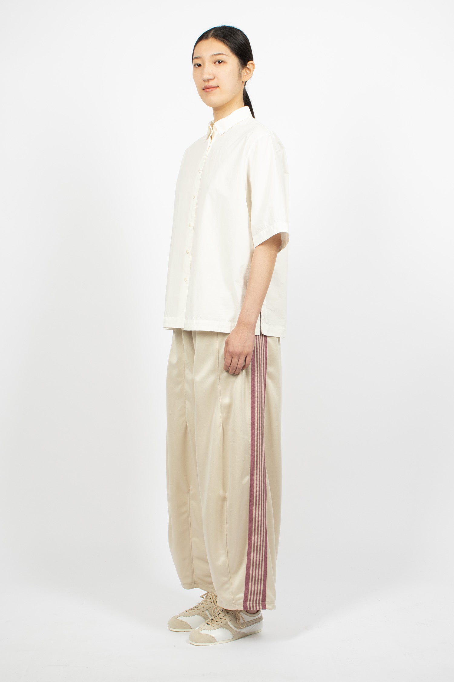 H.D. Track Pant Ivory/Pink