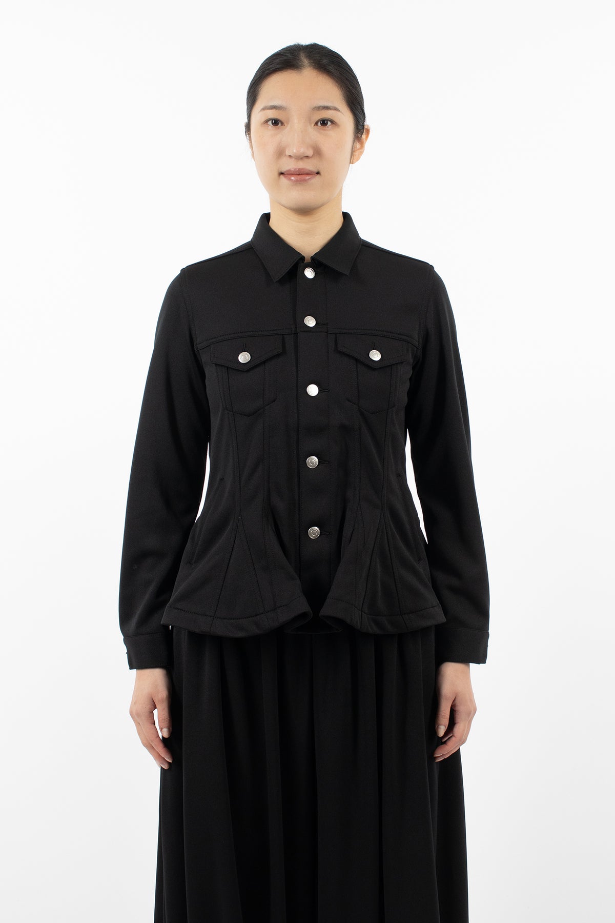 Peplum Jacket Black