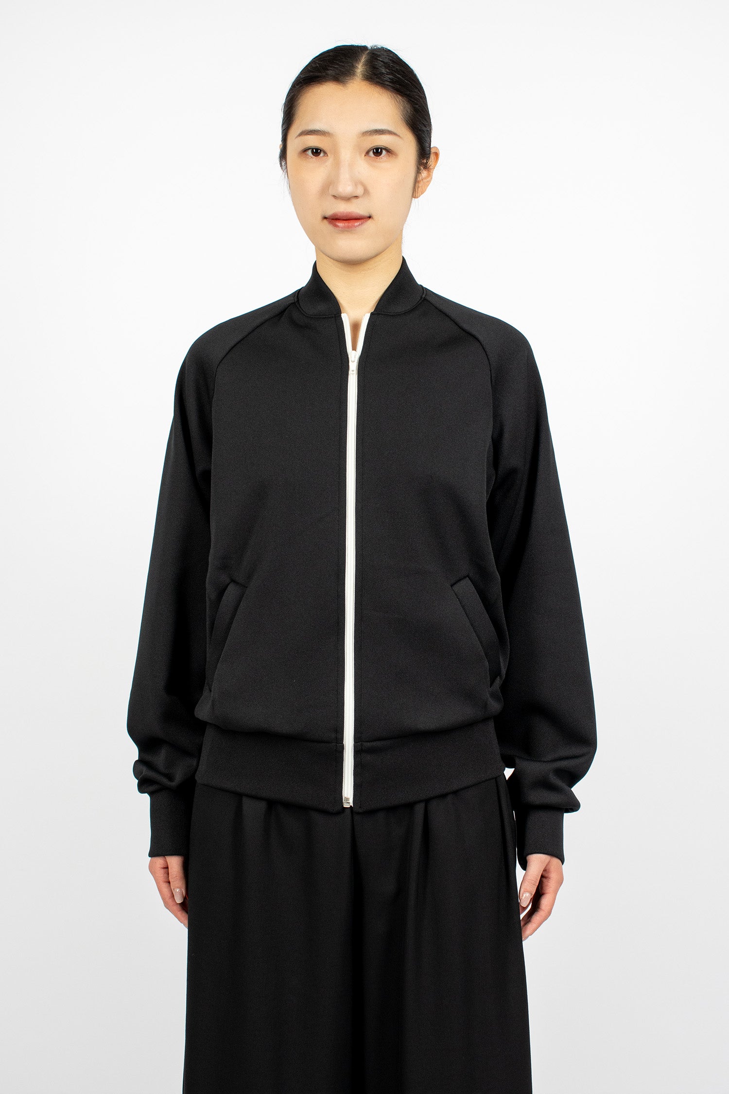 Zip-Up Jacket Black