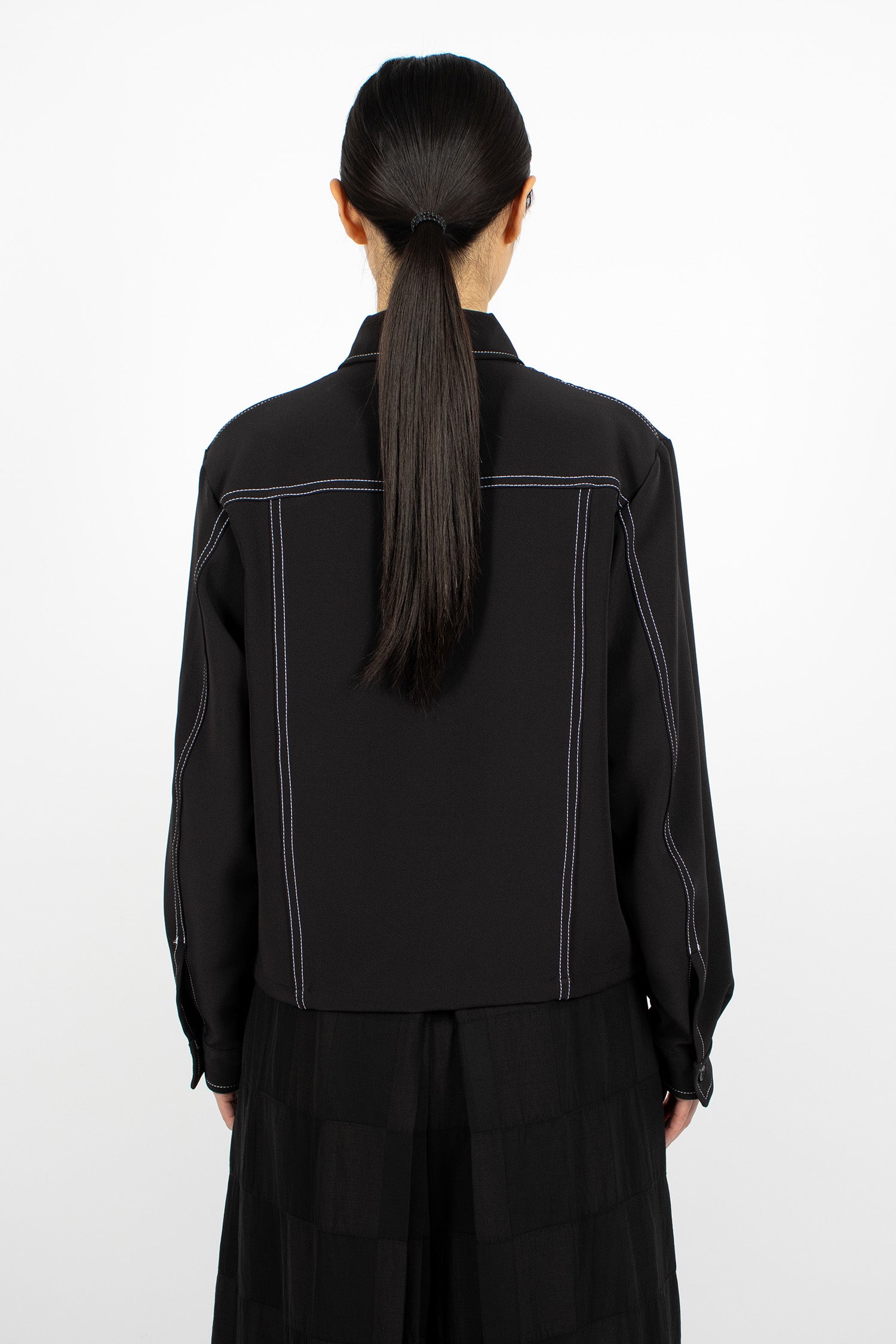 Stitched Sport Jacket Black