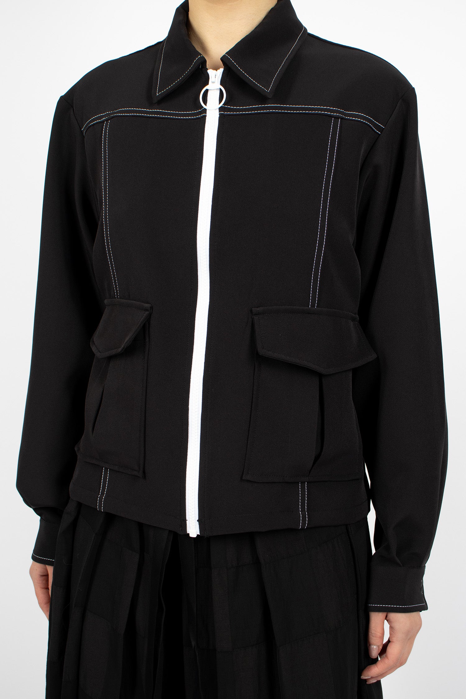 Stitched Sport Jacket Black