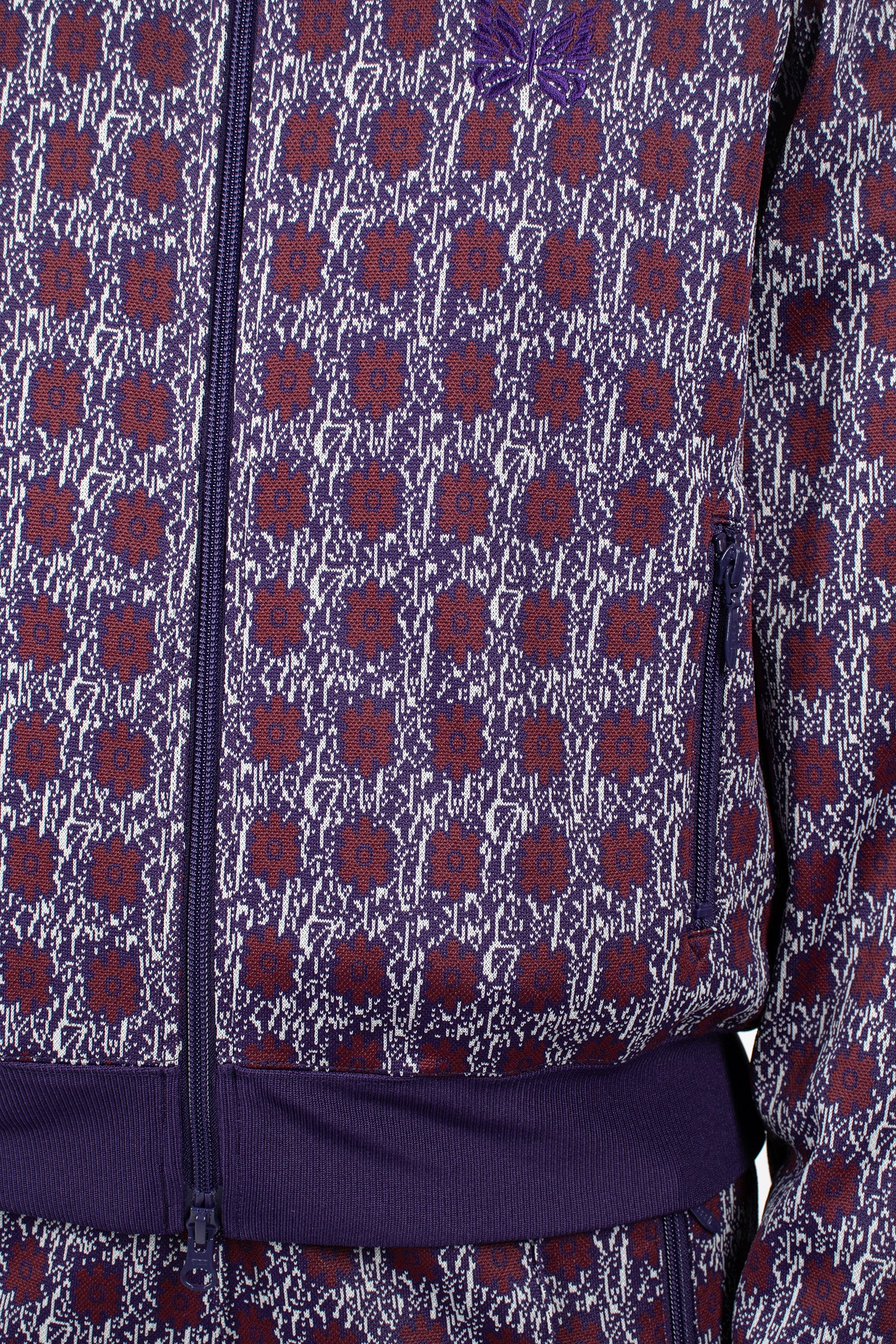 Track Jacket Flower Jacquard