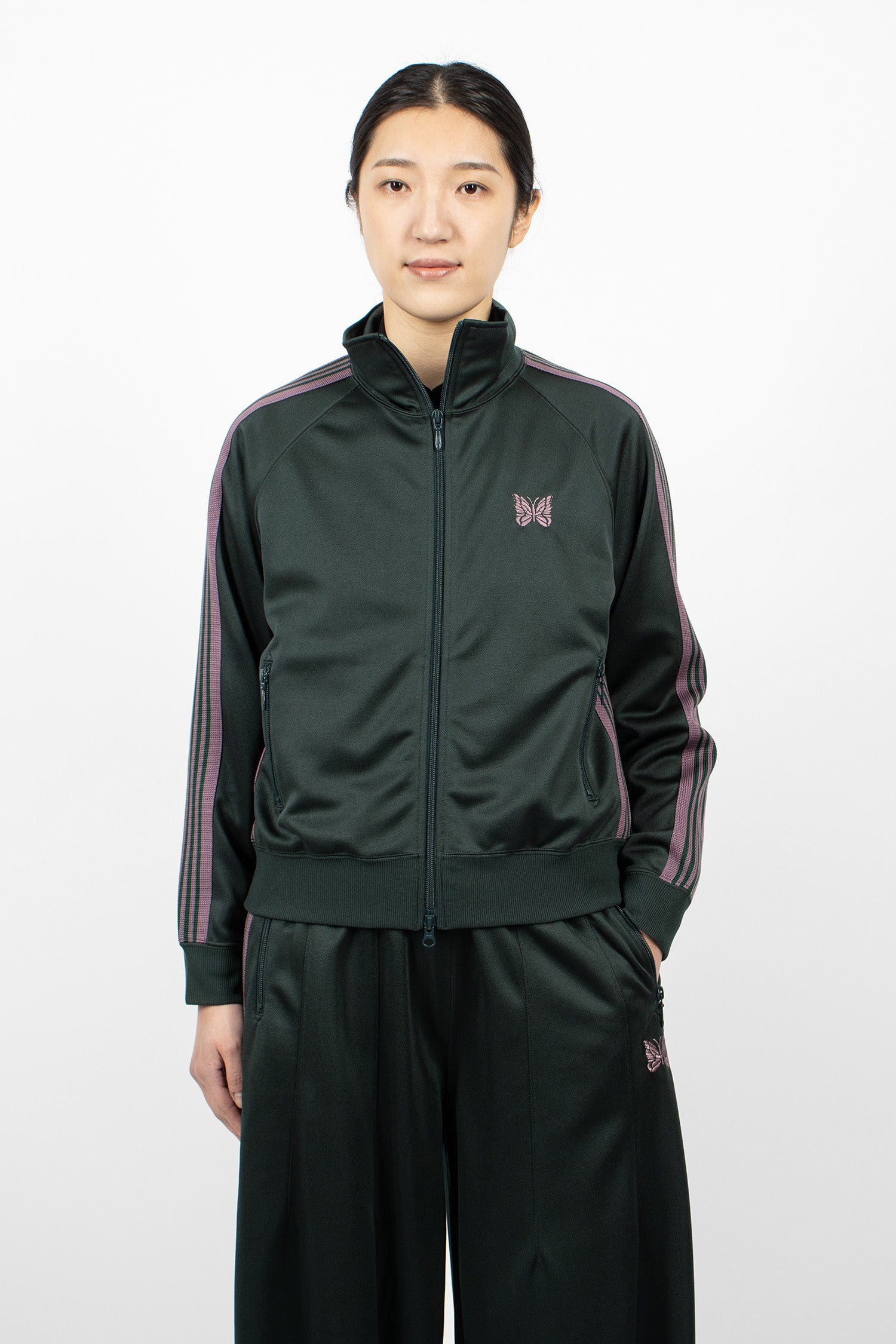 Track Jacket Green/Pink