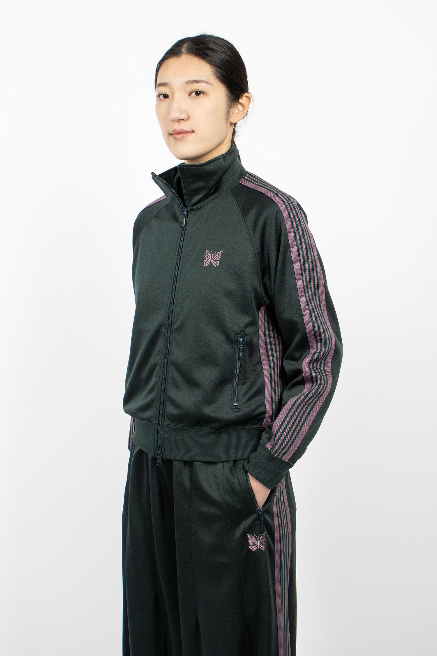 Track Jacket Green/Pink