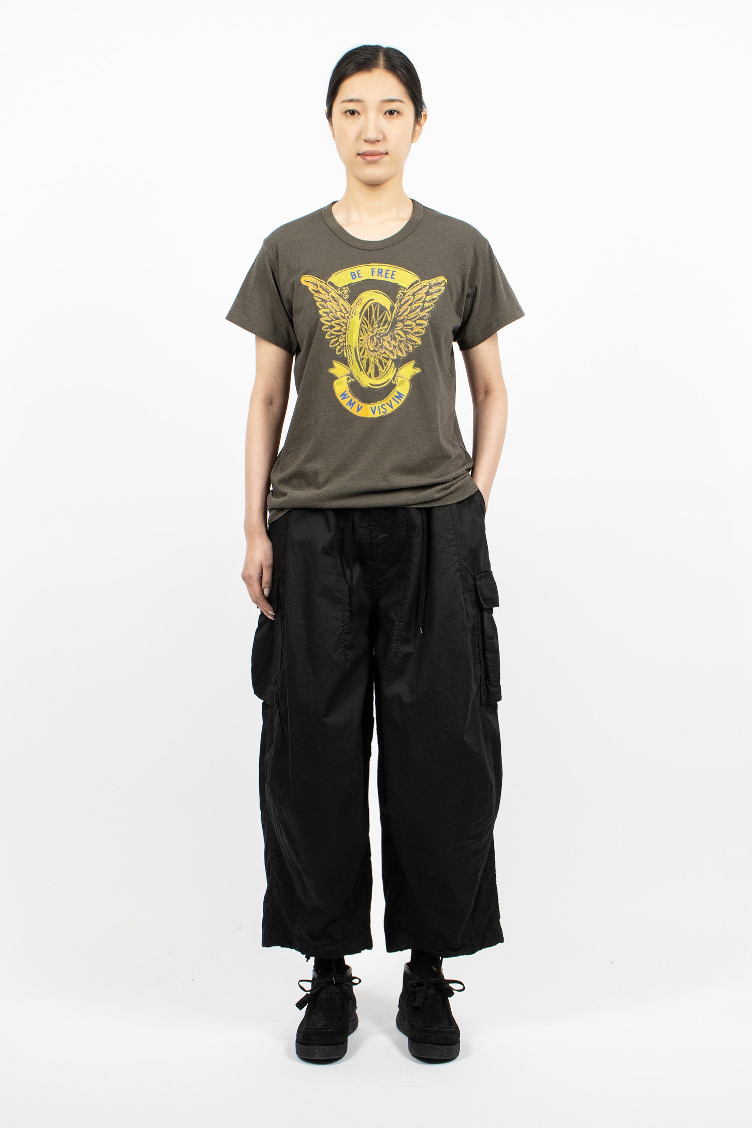 Box Tee 'Be Free' Black