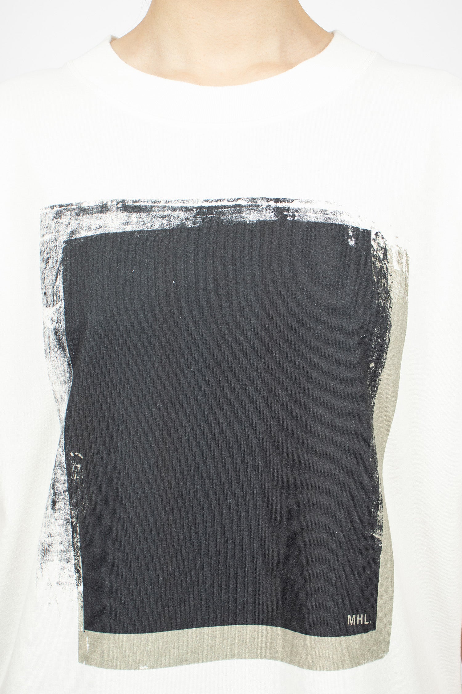 Block Print T-Shirt Off-White