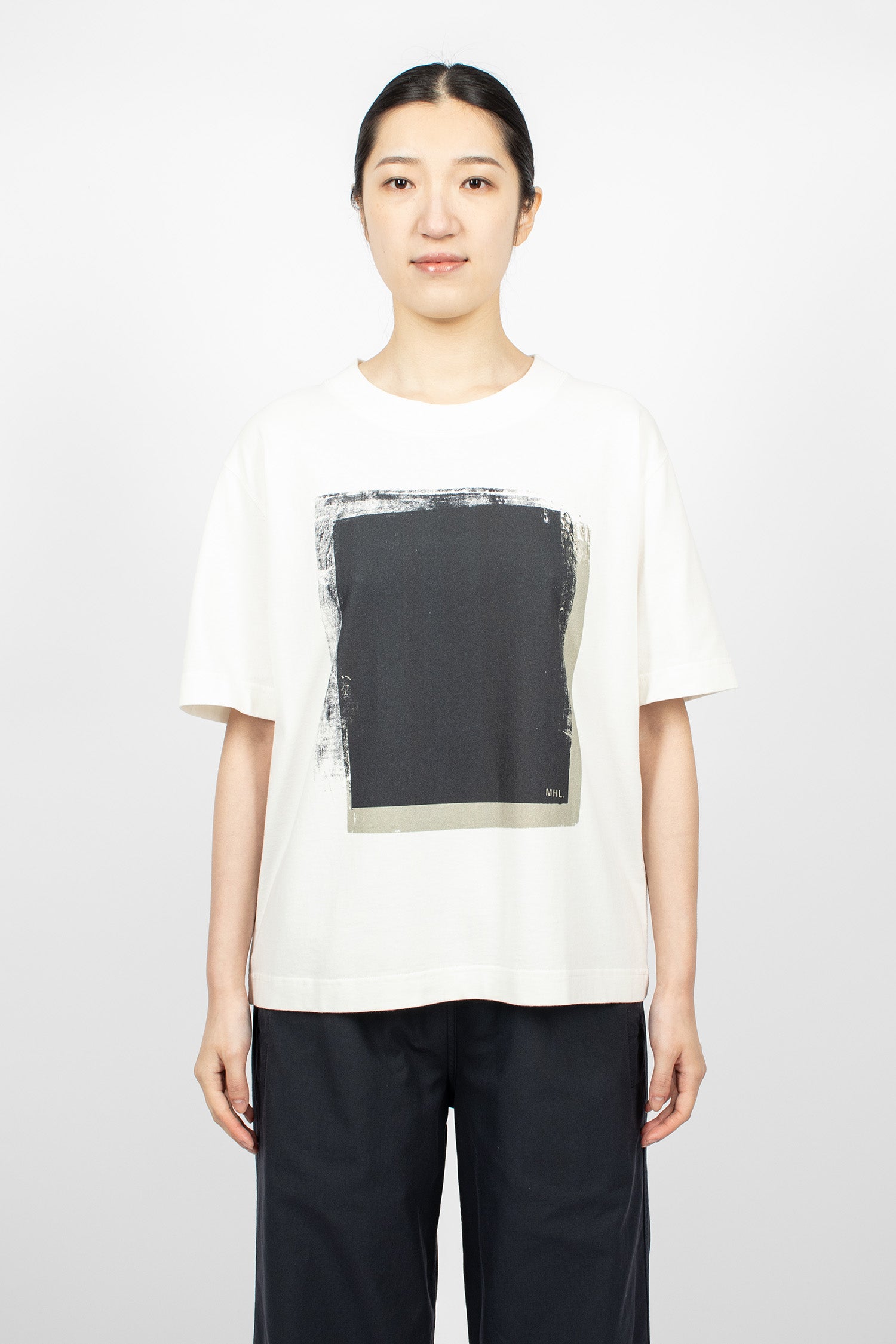 Block Print T-Shirt Off-White