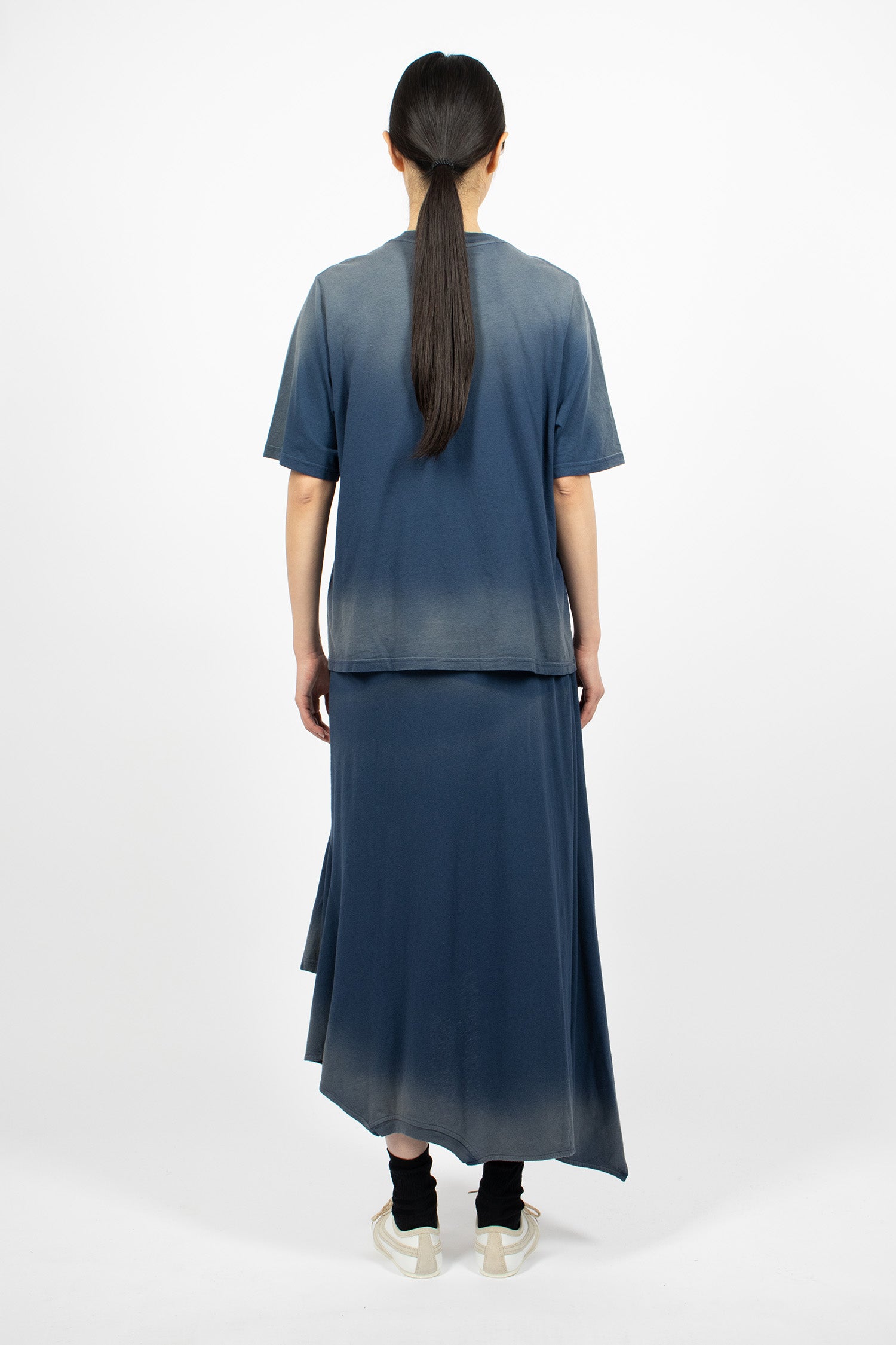 Emiro Midi Dress Navy Blue