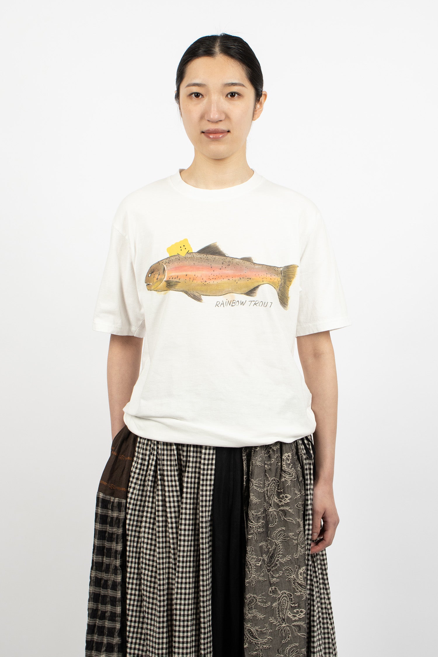 Jersey Crew T-Shirt One Trout Peckish Rainbowy