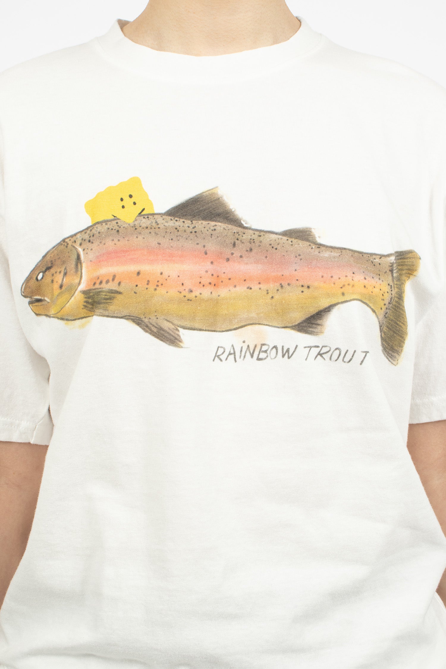Jersey Crew T-Shirt One Trout Peckish Rainbowy