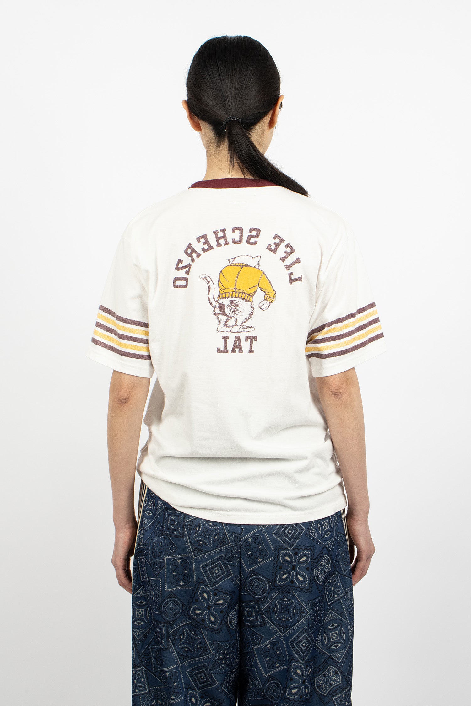 Jersey Ringer T-Shirt White/College Capital