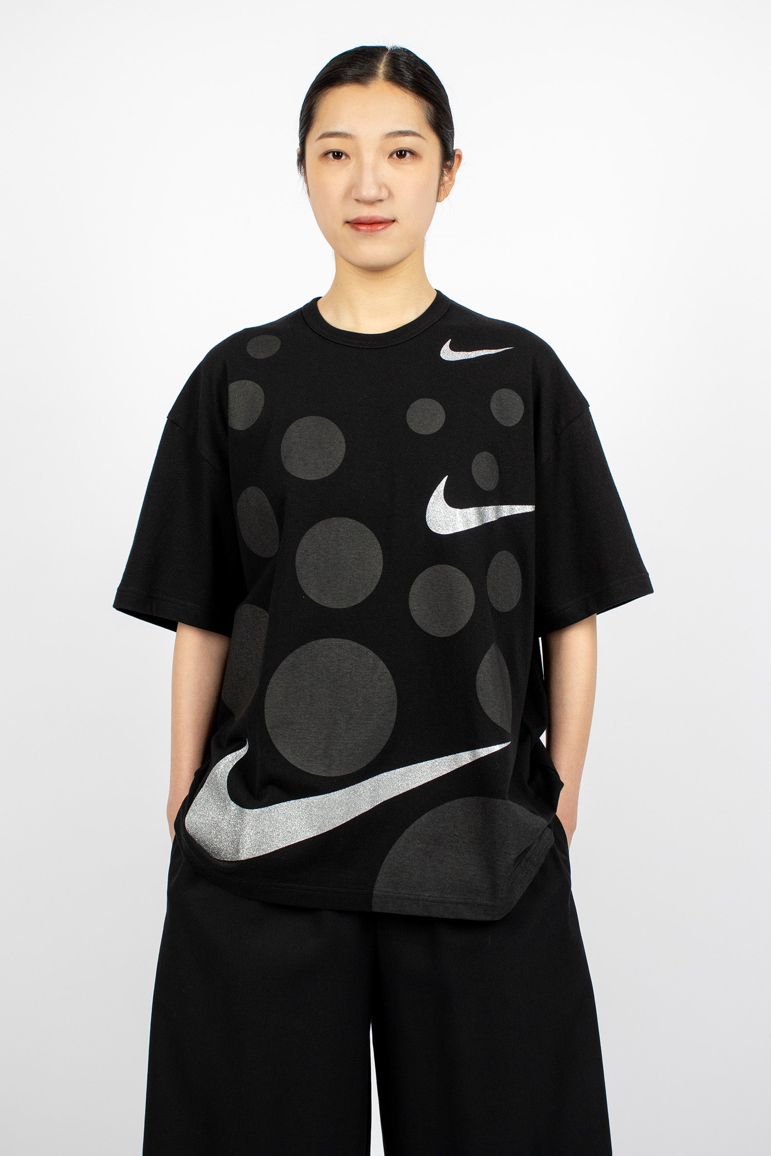 CDG BLACK x Nike Polka Dot T-Shirt Black