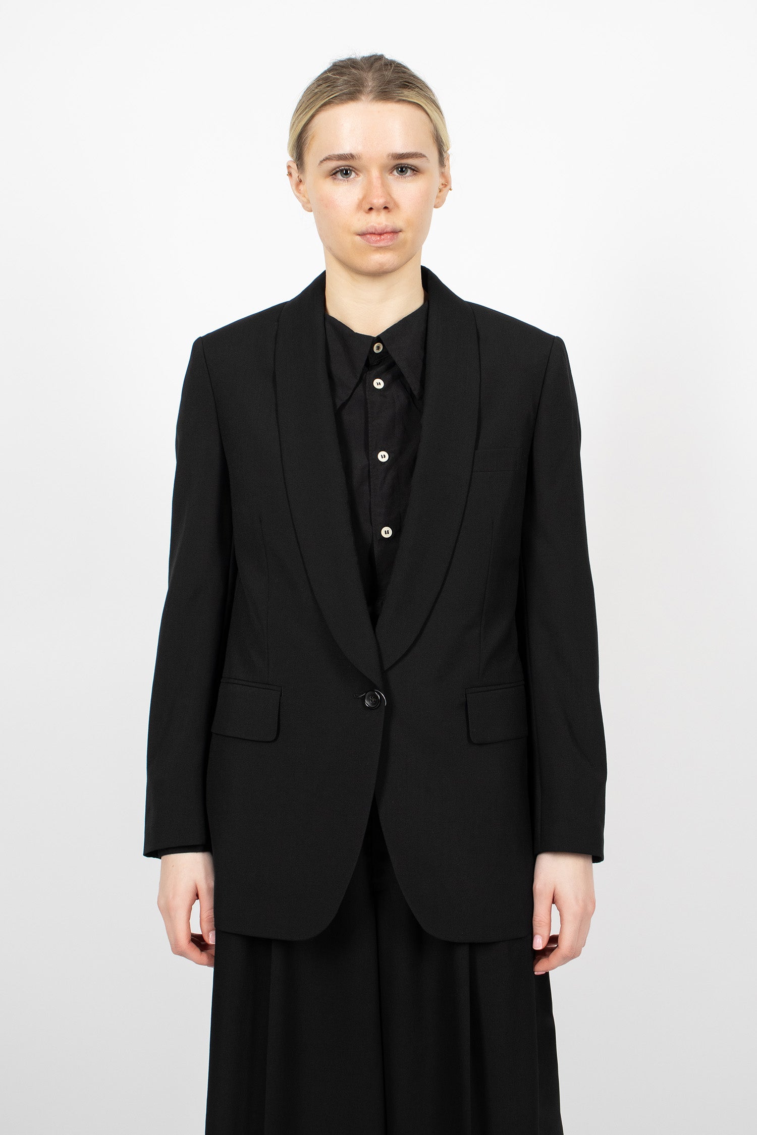 Tux Blazer Jacket Black