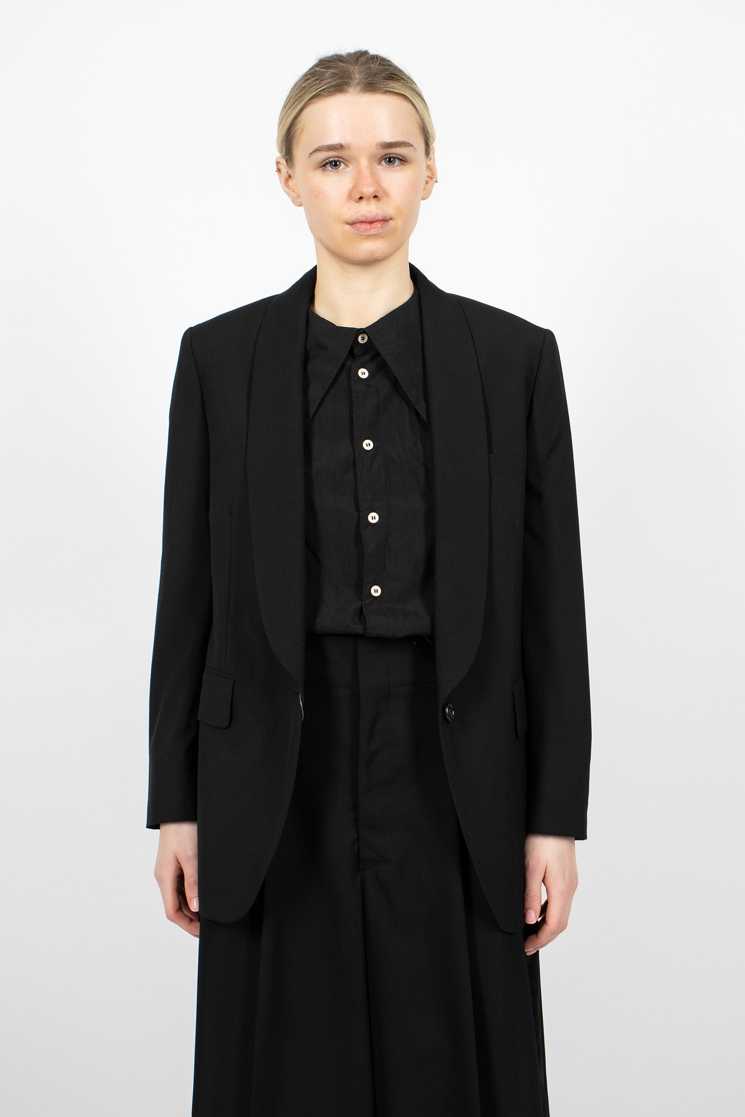 Tux Blazer Jacket Black
