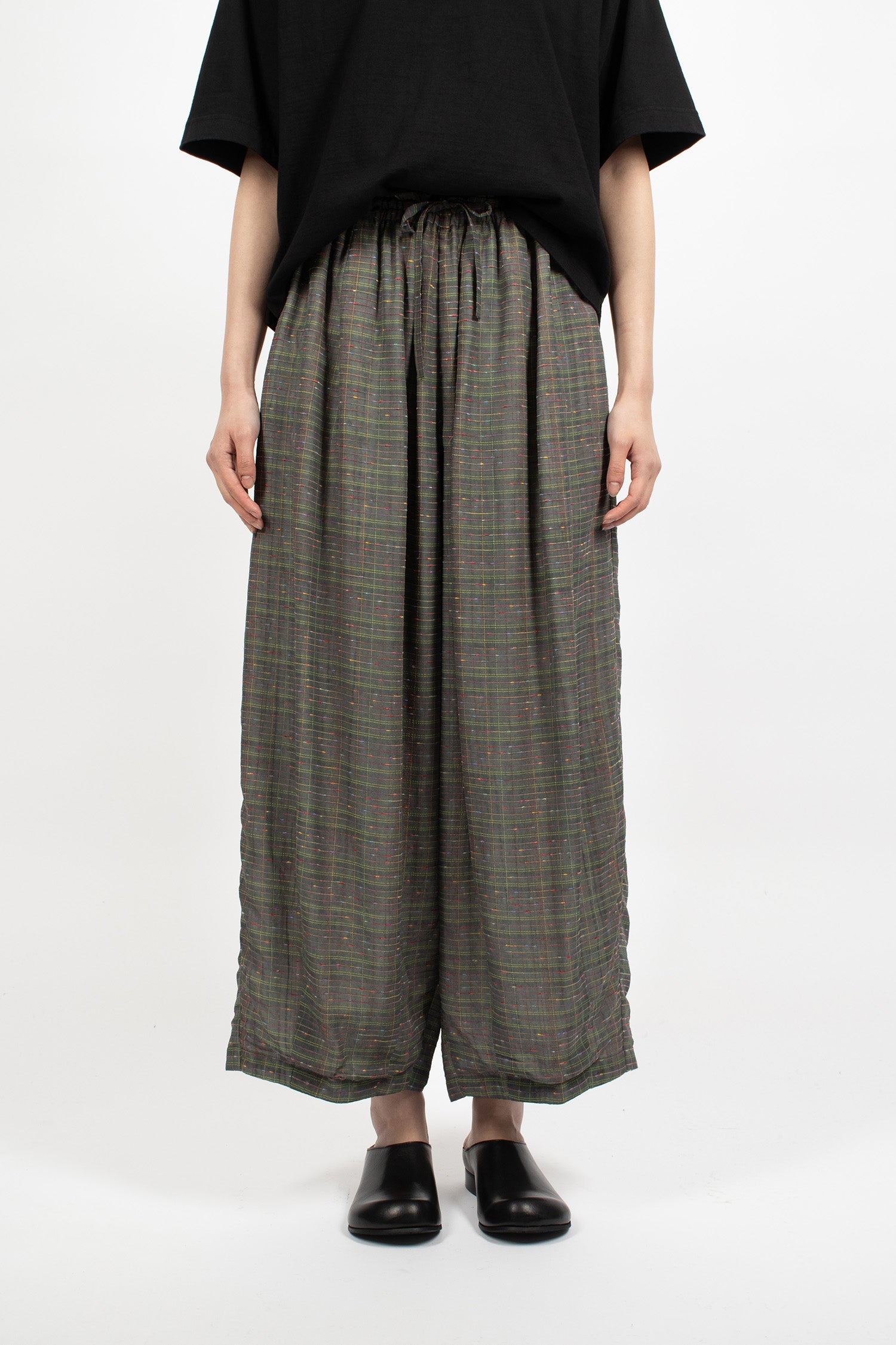 H.D. Pant Grey/Ring Knot Plaid