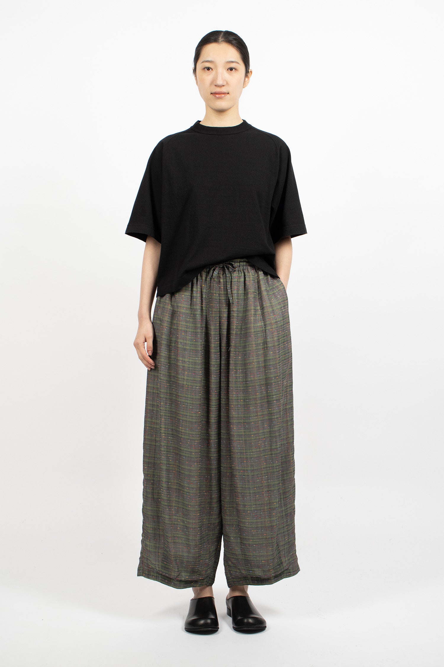 H.D. Pant Grey/Ring Knot Plaid