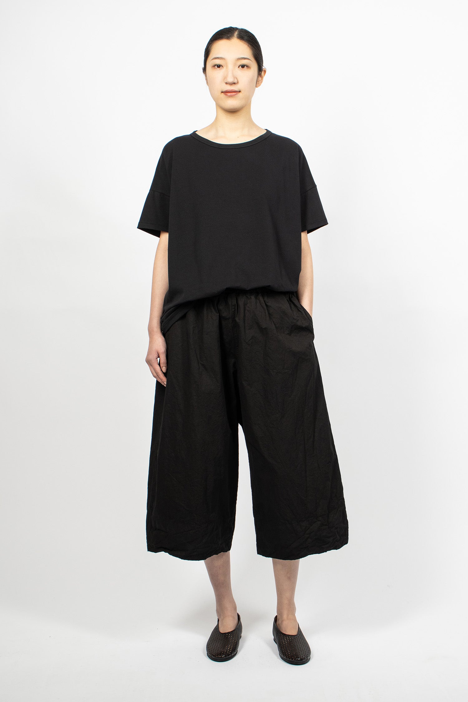 U23123 Wide Trousers CC Black