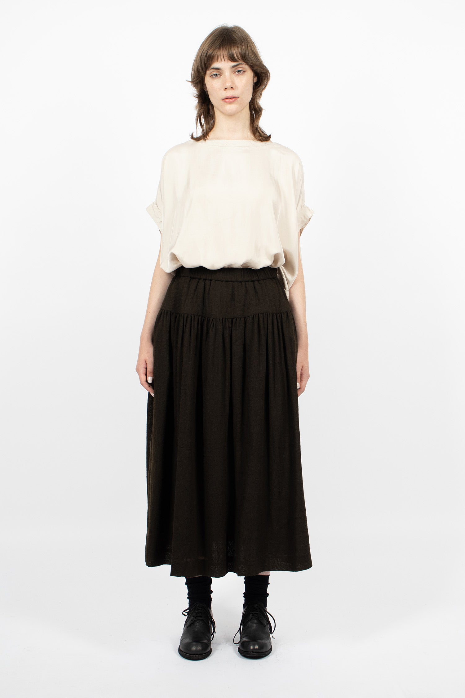 Up Up Skirt Dark Brown