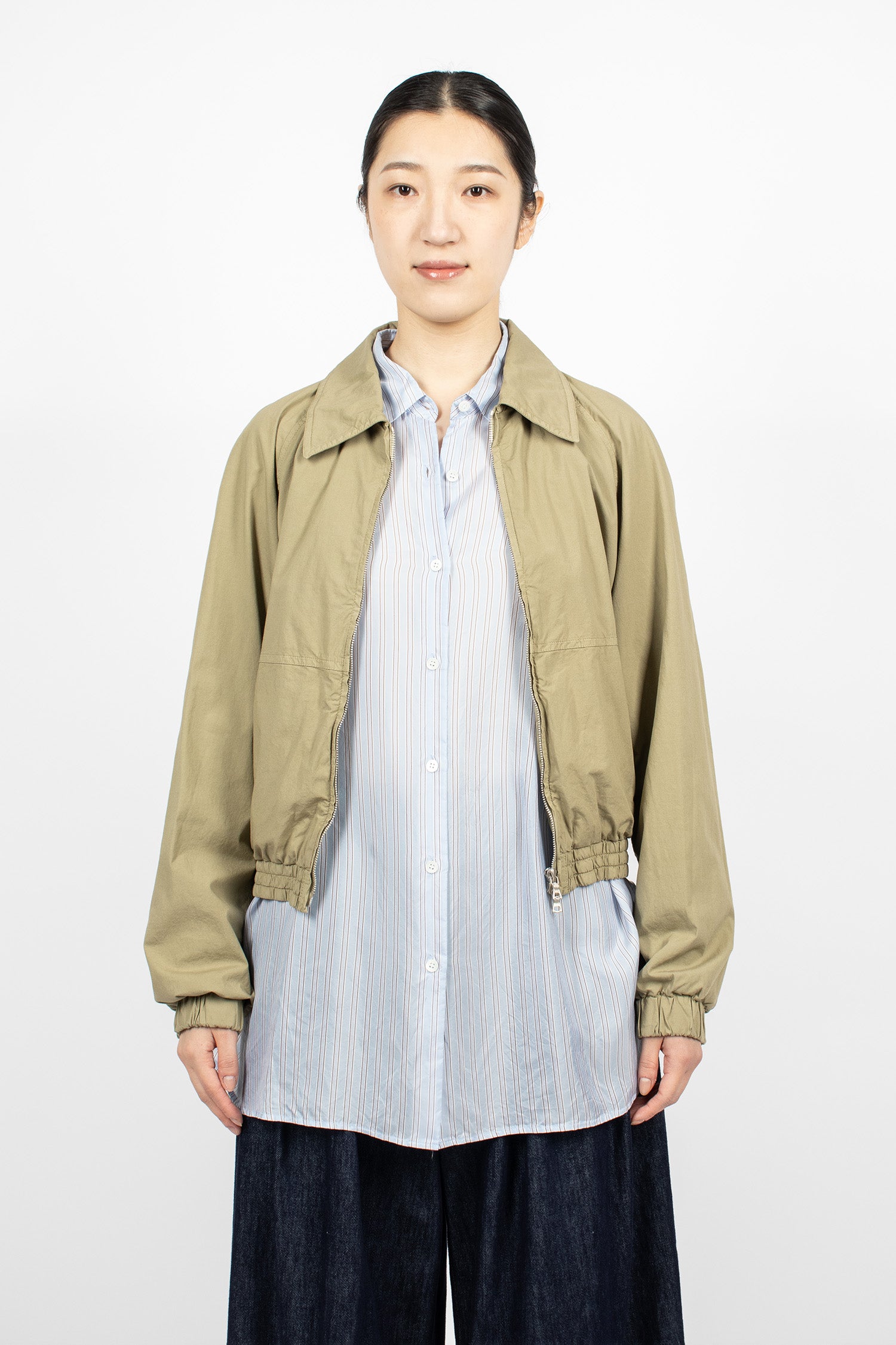 Cotton Blouson Cement