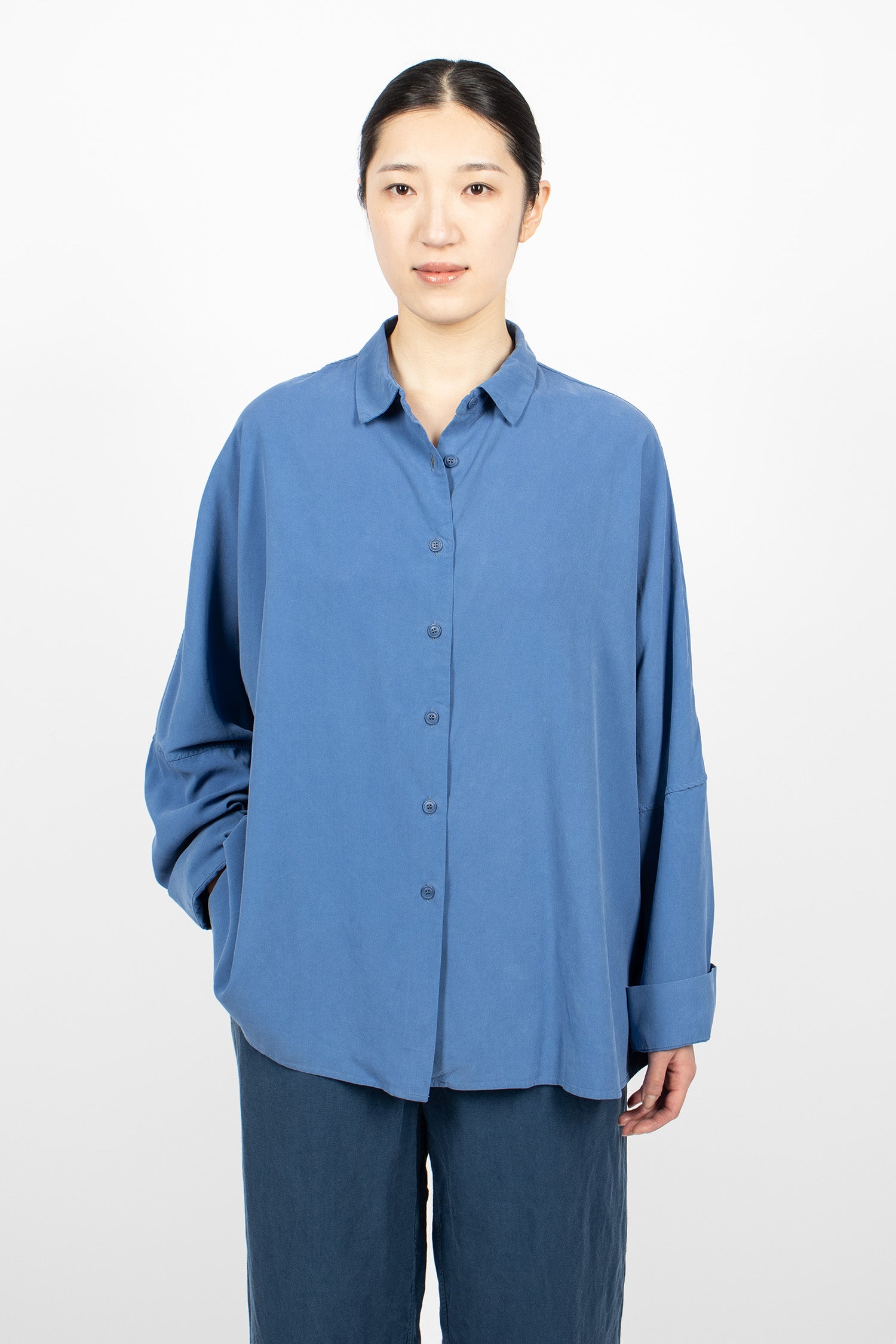 Waga LS Shirt Blue