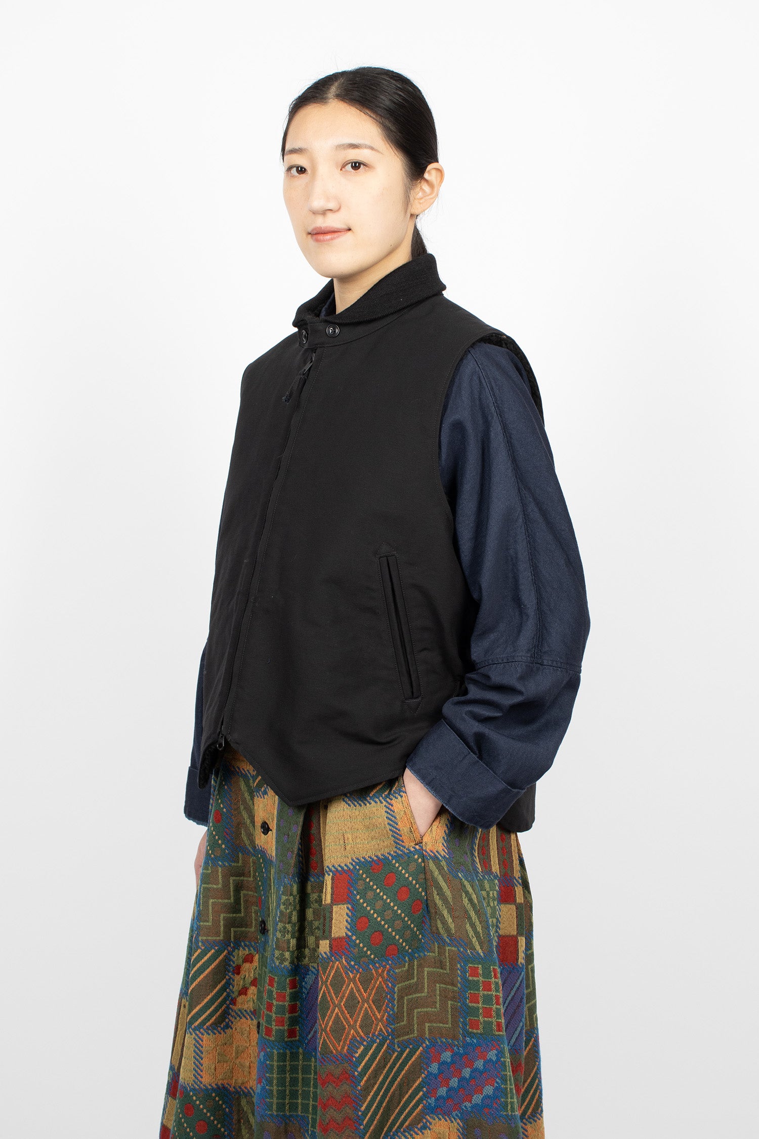 LL Fleece Vest Black