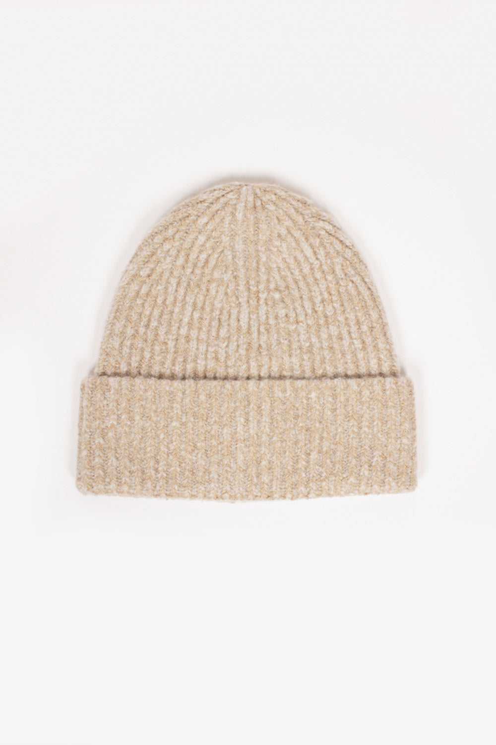 Ribbed Beanie Light Taupe
