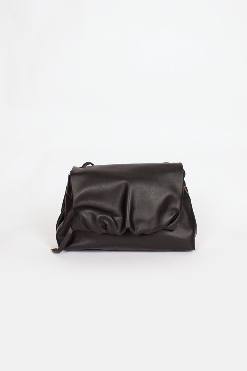 Dries Van Noten Folded Leather Mini Bag Black – Envoy of Belfast