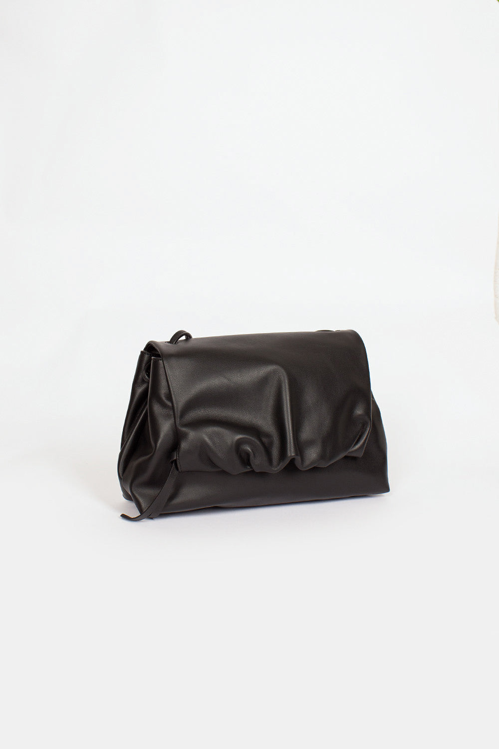 Dries Van Noten Folded Leather Mini Bag Black – Envoy of Belfast