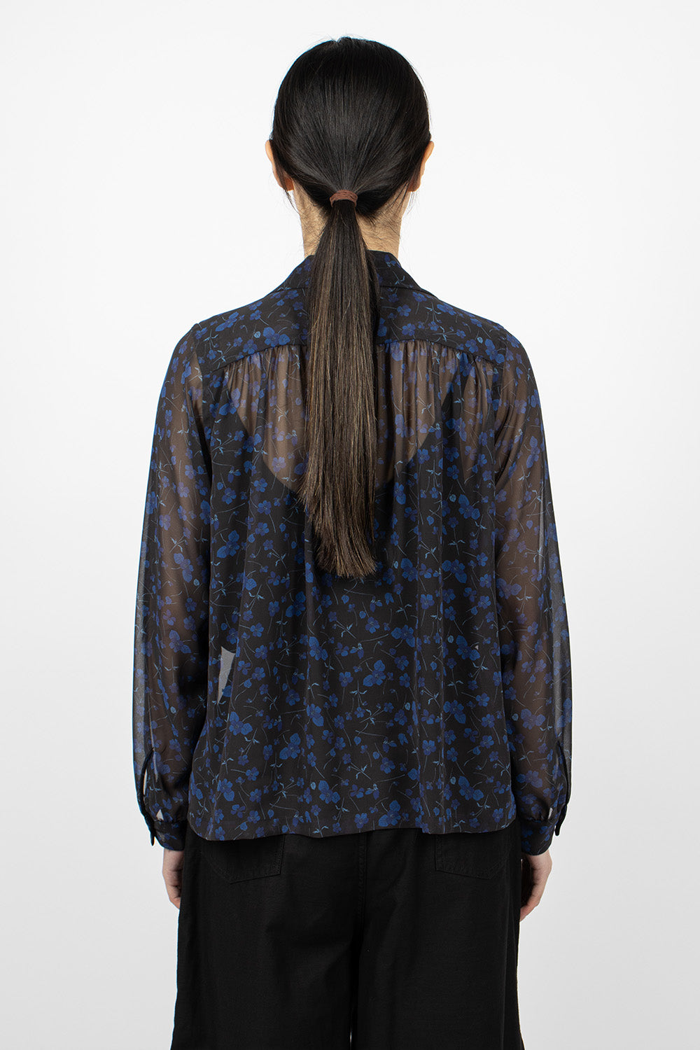 Needles Gathered Blouse Floral Black – Envoy of Belfast