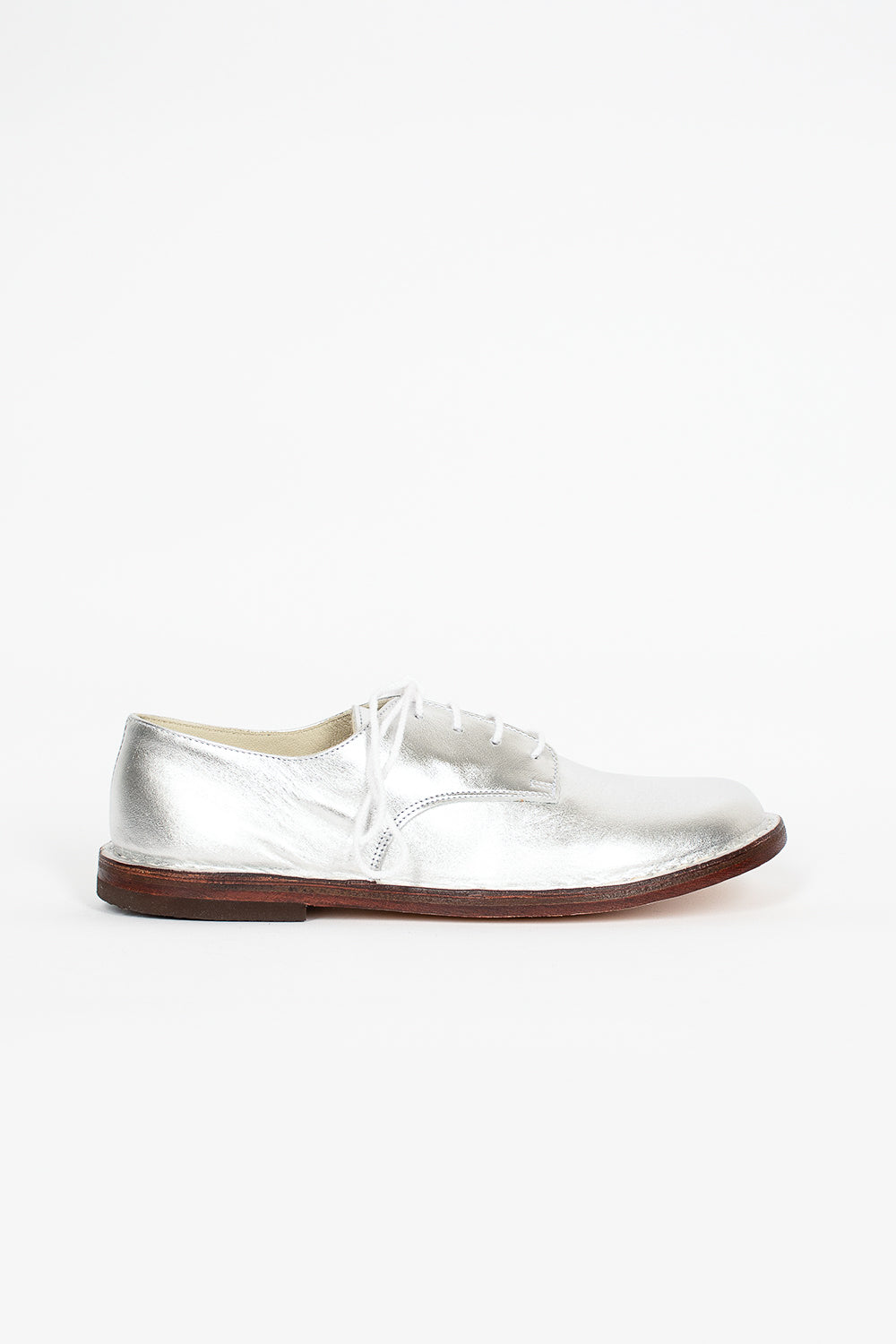 Easy Lace Up Shoe Silver